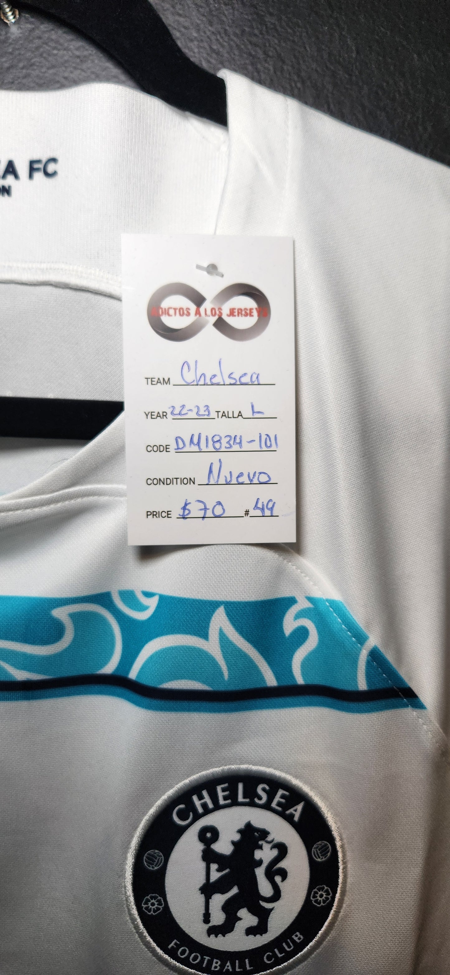 2022-23 Chelsea F.C. Away Jersey / Large / New