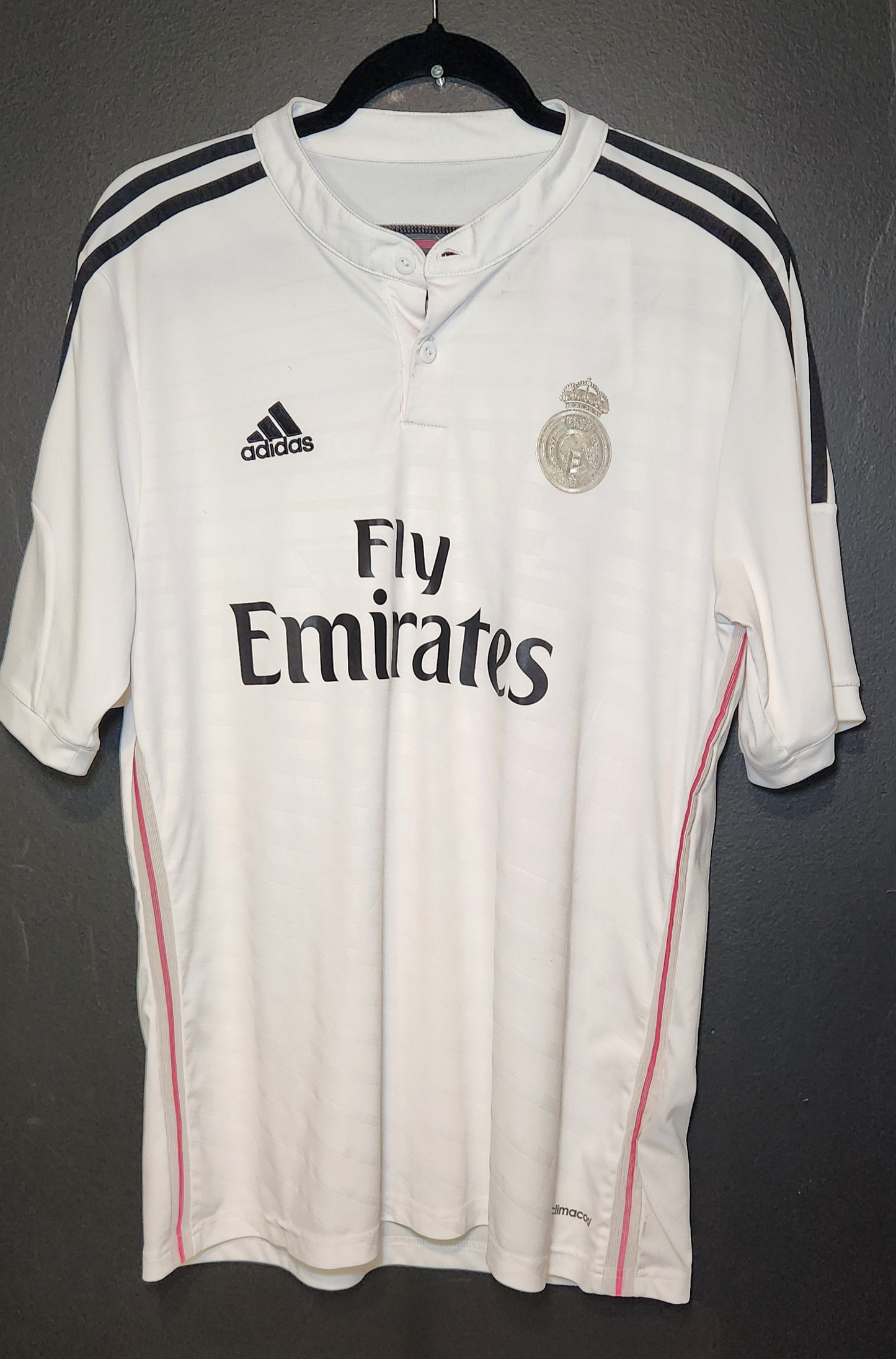 2014-15 Real Madrid Home Jersey / Large / Good