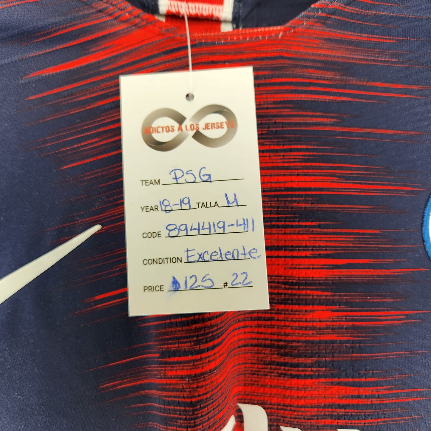 2018-19 PSG Neymar Jr. 10 Home Jersey / Medium / Excellent