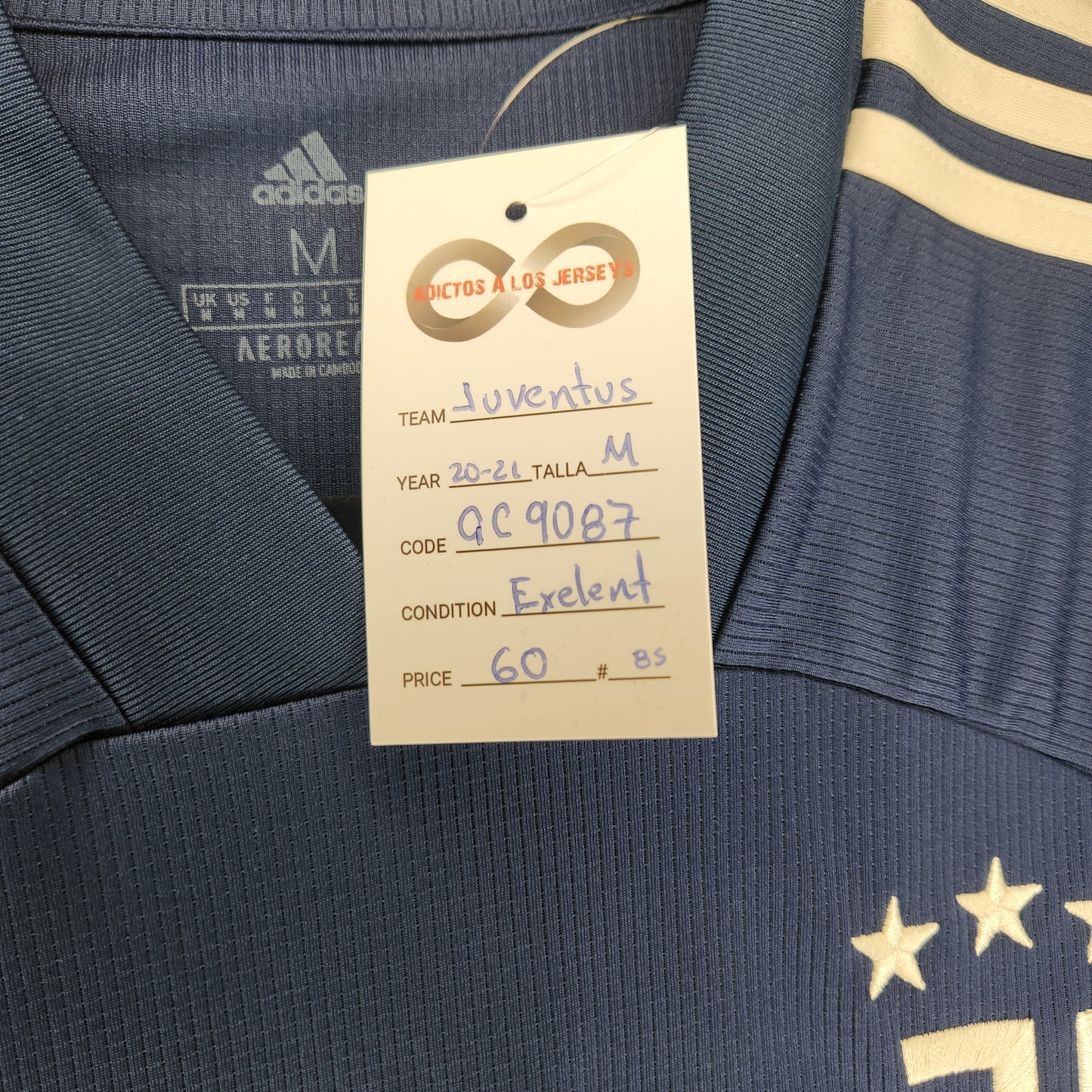 2020-21 Juventus F.C. Away Jersey / Medium / Excellent