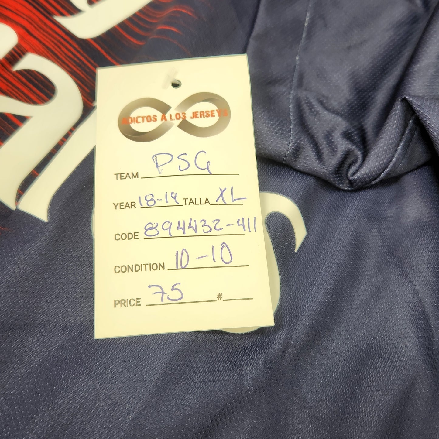 2018-19 Paris Saint-Germain Home Jersey / X-Large / 10/10