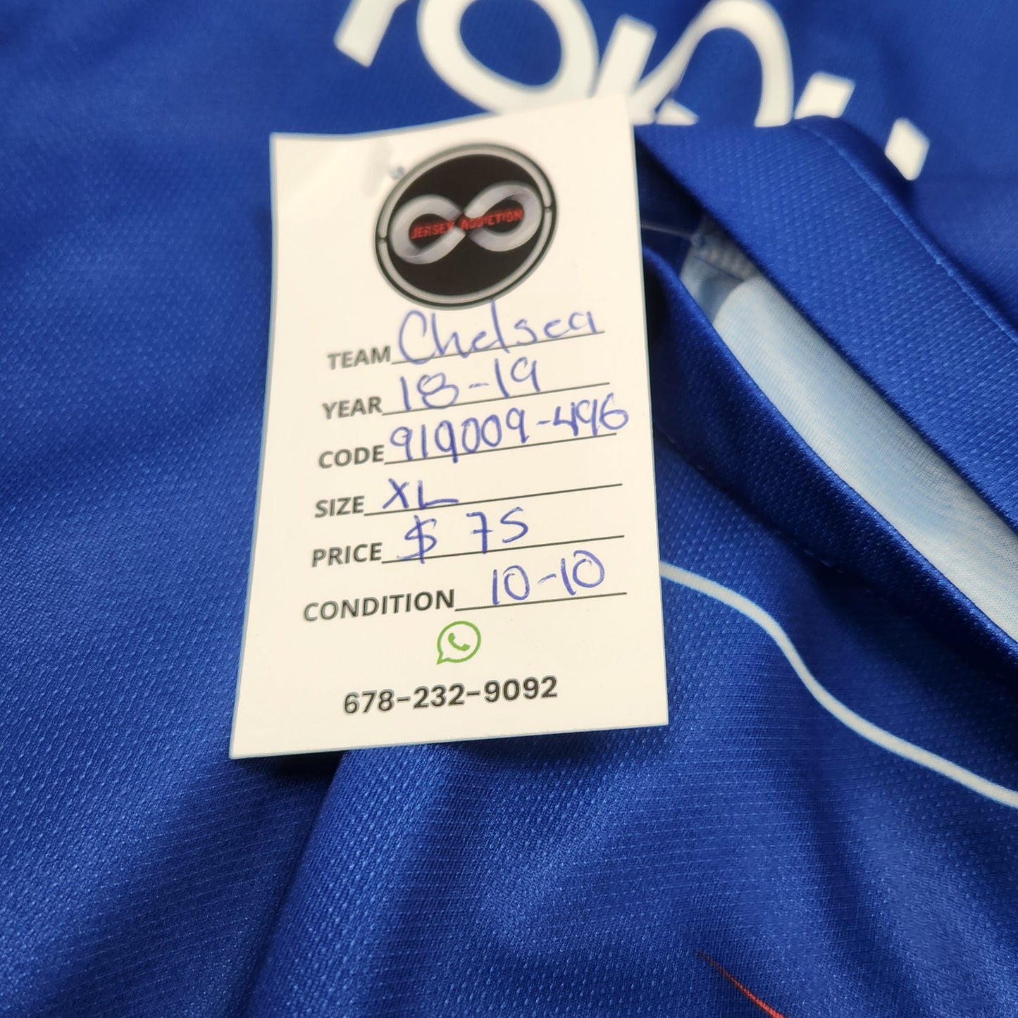 2018-19 Chelsea FC Home Jersey / X-Large / 10/10