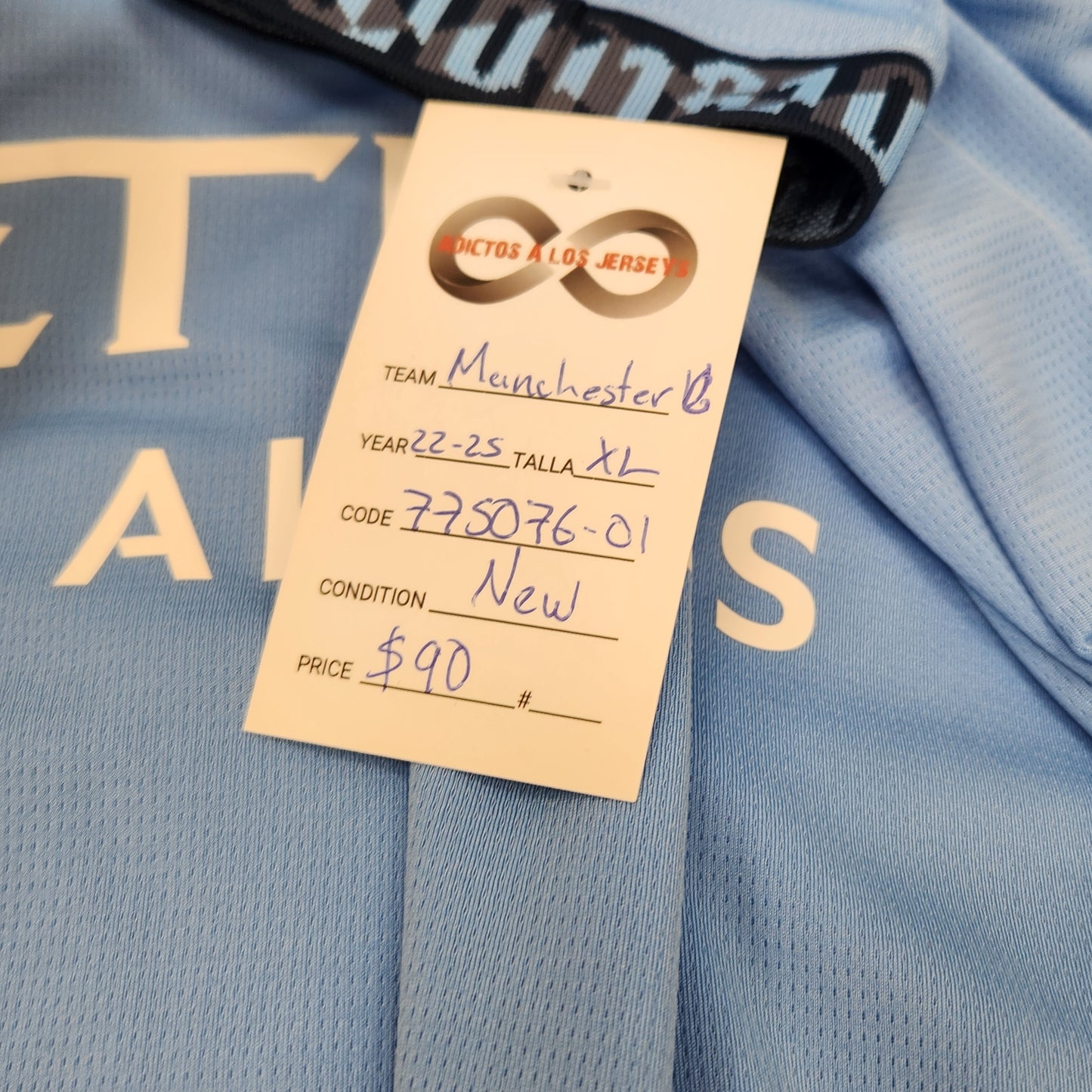 2022-23 Manchester City Home Jersey / X-Large / New