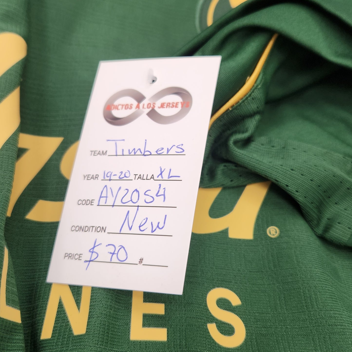 2019-20 Portland Timbers Home Jersey / X-Large / New