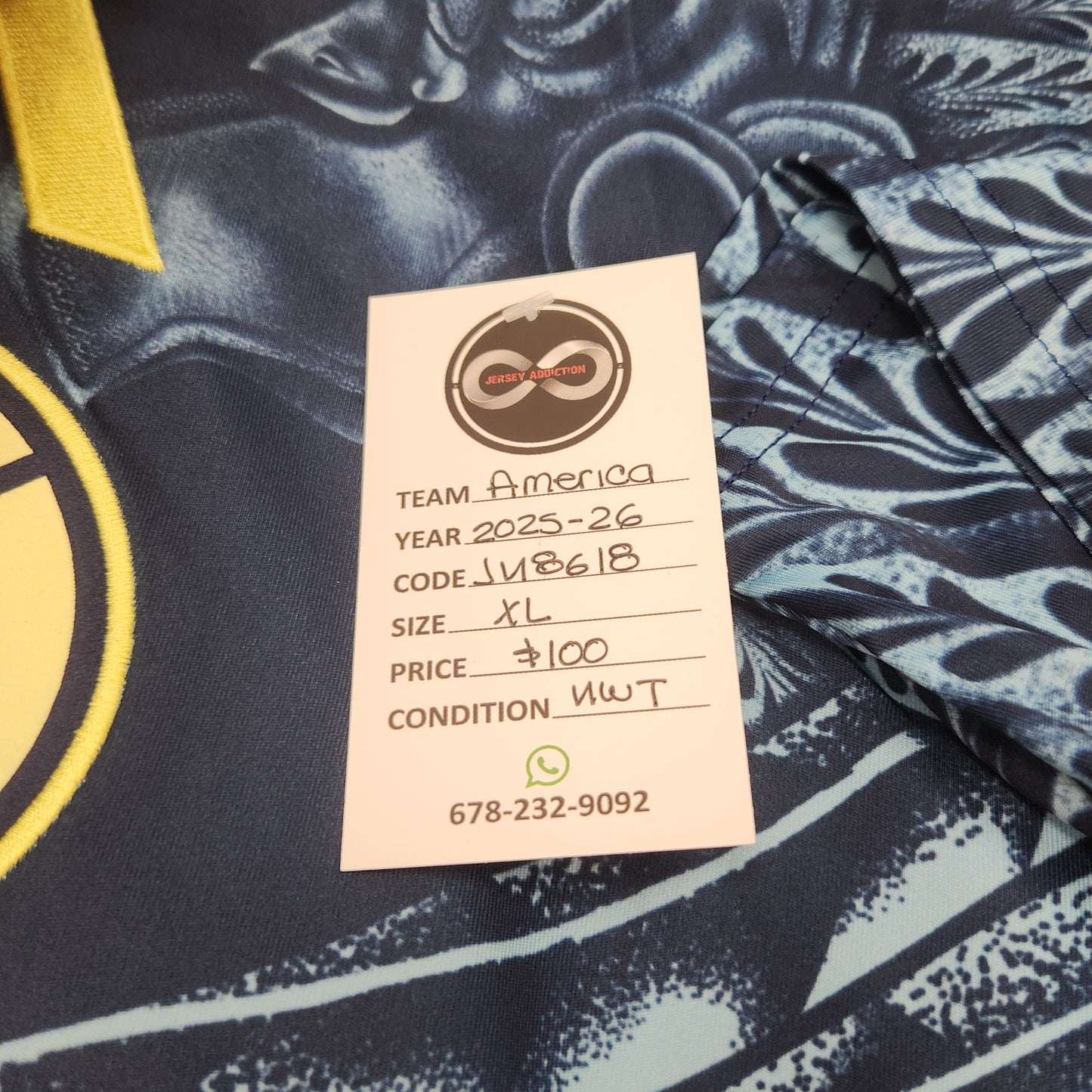 2025-26 Club America Away Jersey / X-Large / New