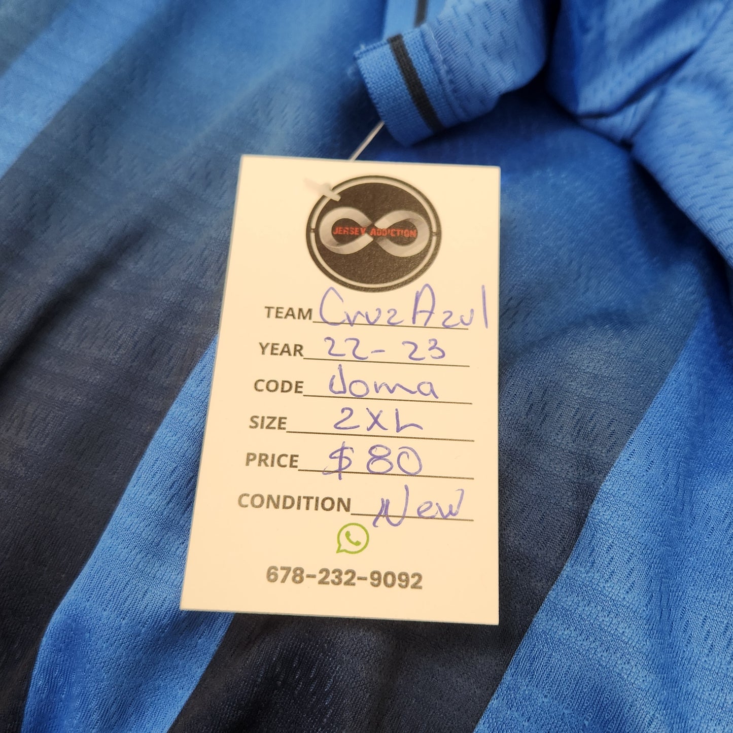 2022-23 Cruz Azul Home Jersey / 2X-Large / New