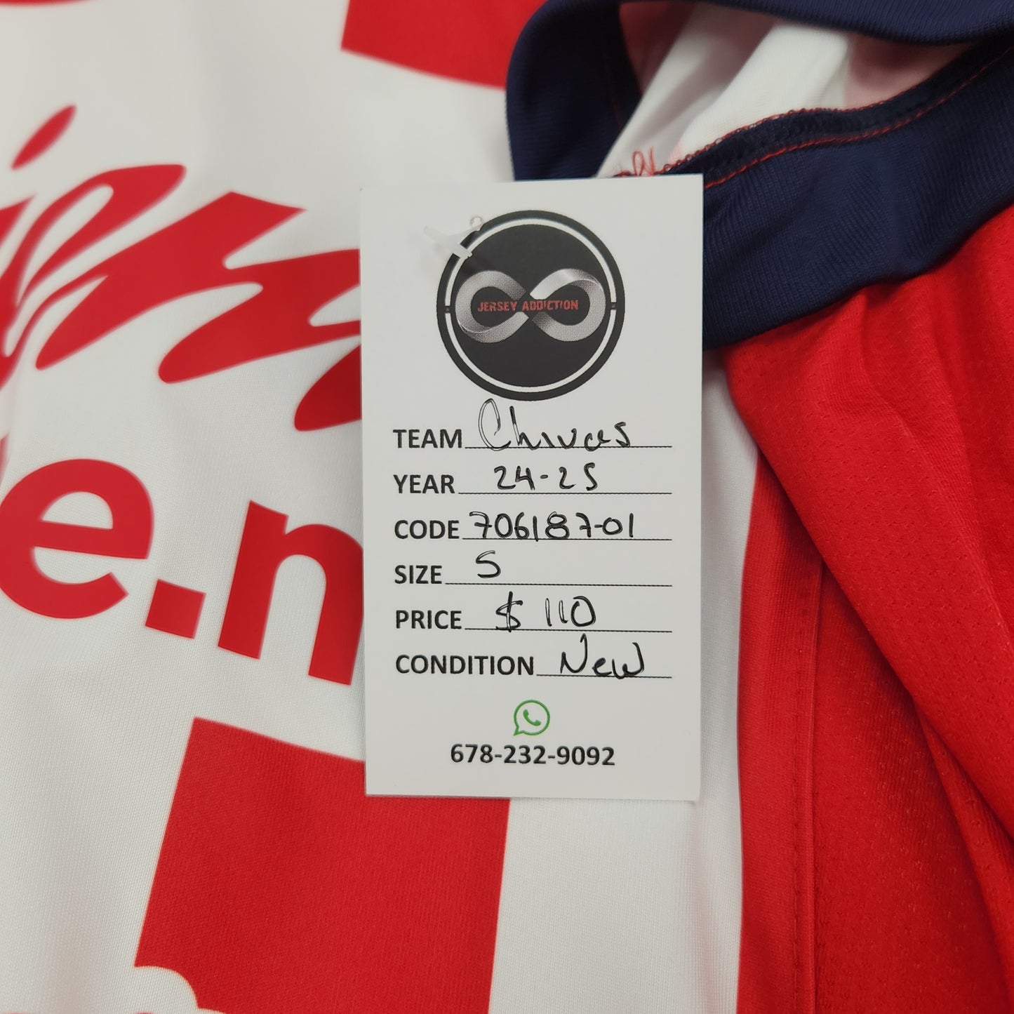 2024-25 Chivas de Guadalajara Player Version Home Jersey / Small / New