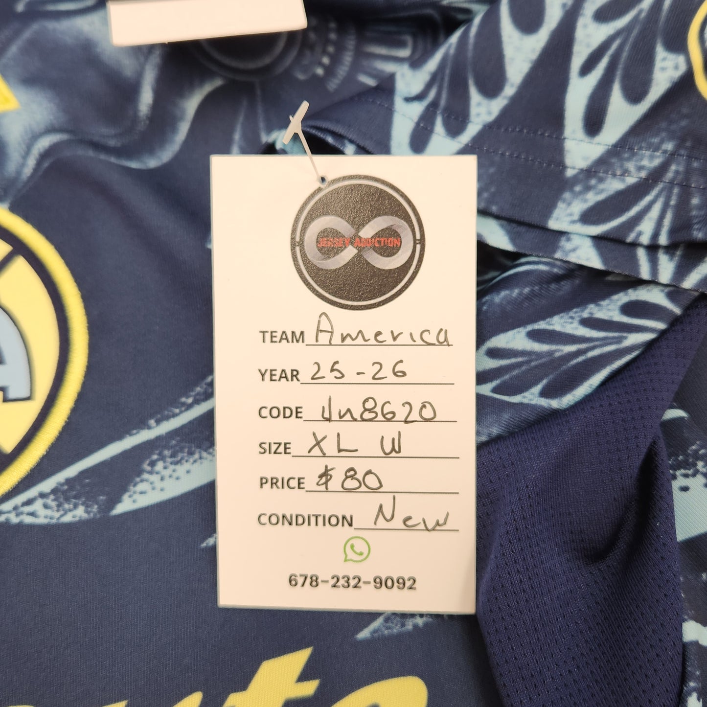 2025-26 Club America Away Jersey / X-Large / New