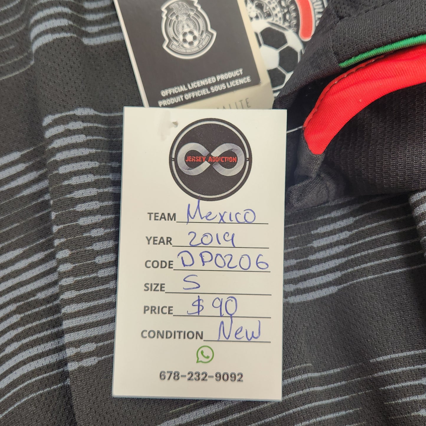 2019 Mexico Home Jersey / Small / New