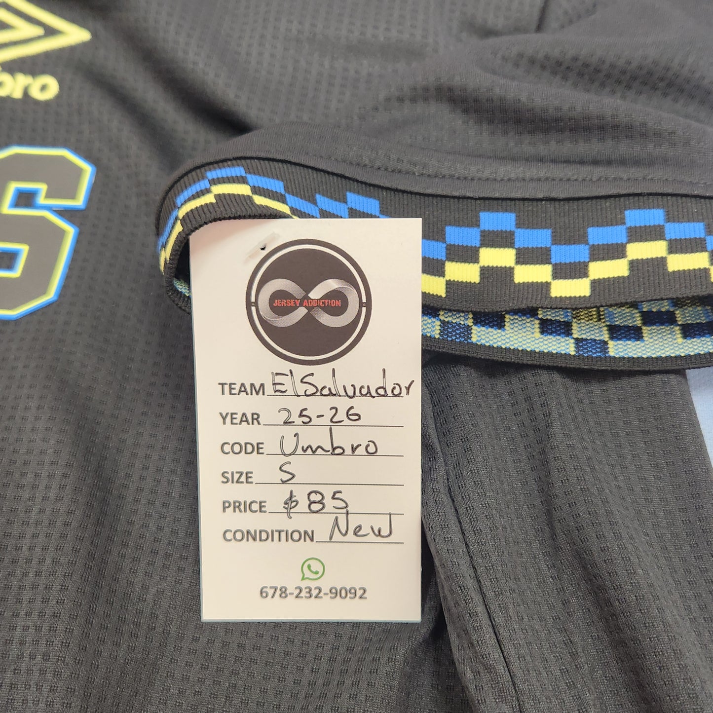 2025-26 El Salvador Away Jersey / Small / New