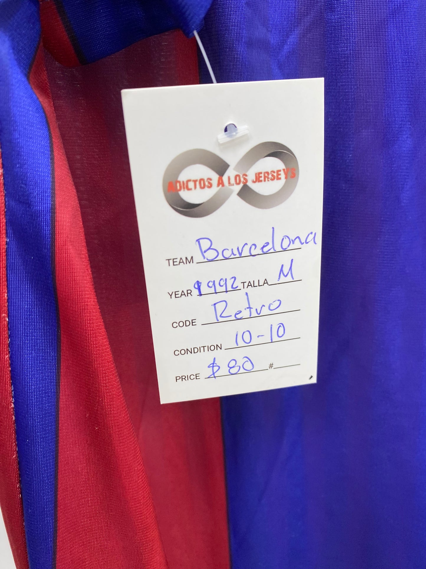 1992 FC Barcelona Home Jersey / Medium / 10/10