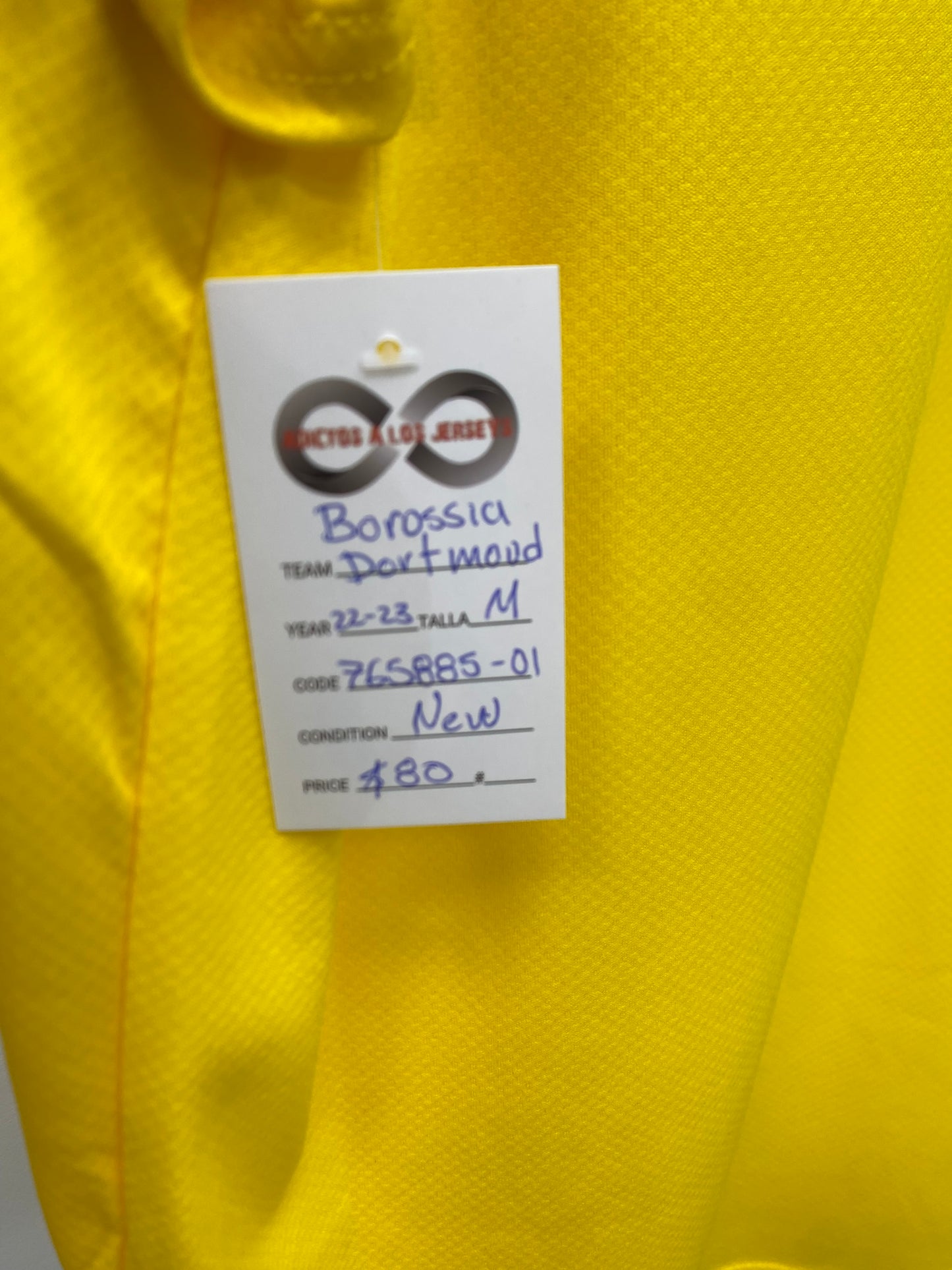 2022-23 Borussia Dortmund Home Jersey / Medium / New