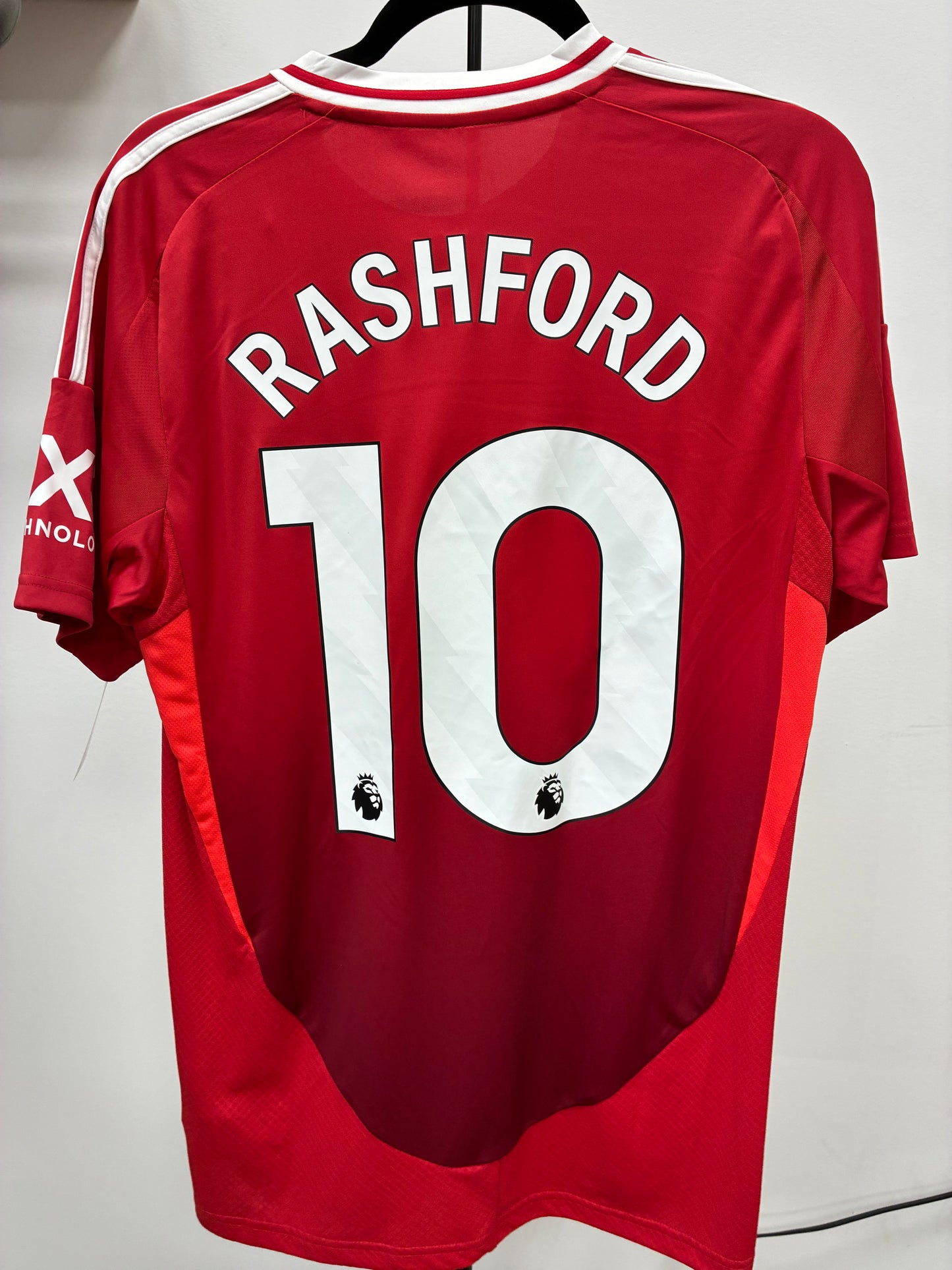 2024-25 Manchester United 10 Rashford Home Jersey / Medium / New