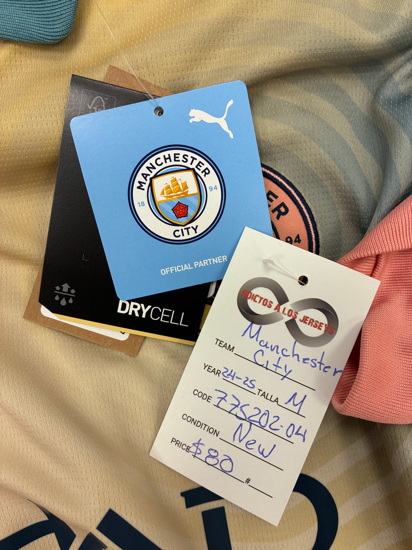 2024-25 Manchester City Fourth Jersey / Medium / New