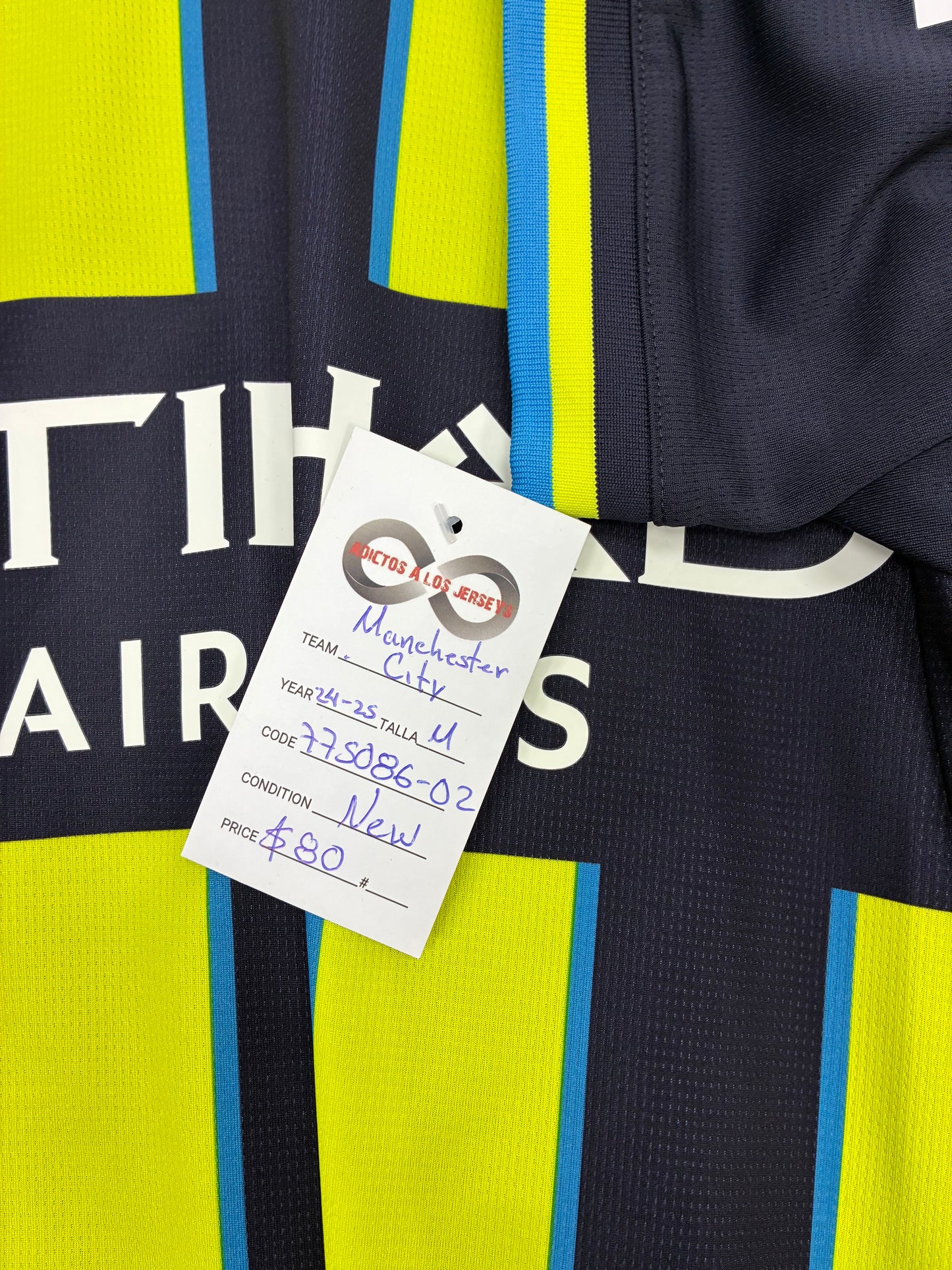 2024-25 Manchester City Away Jersey / Medium / New