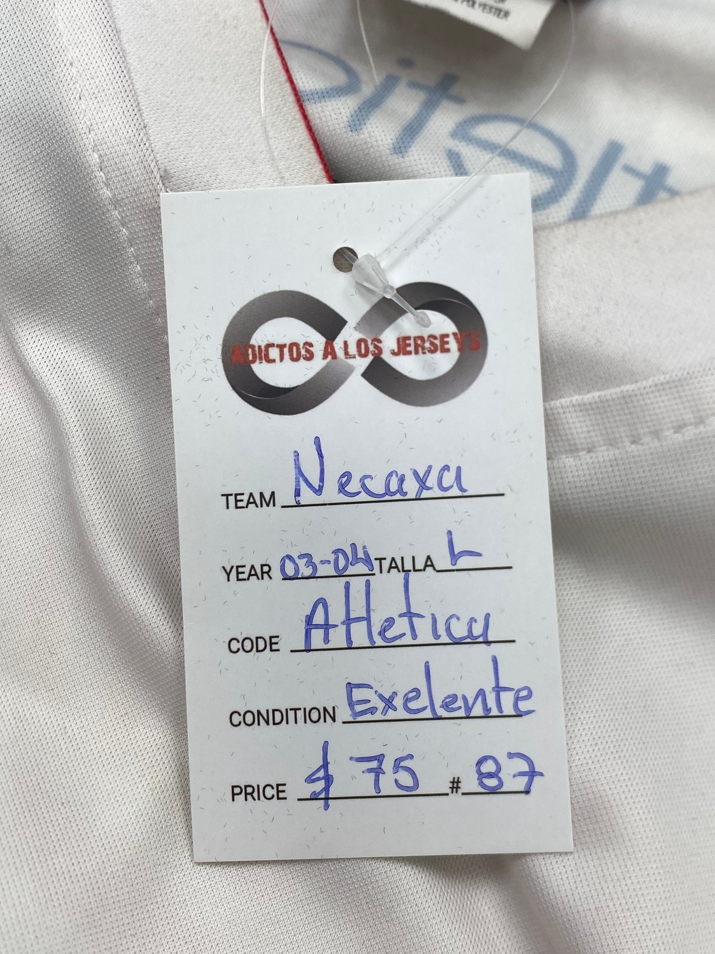 2003-04 Necaxa Away Jersey / Large / Excellent