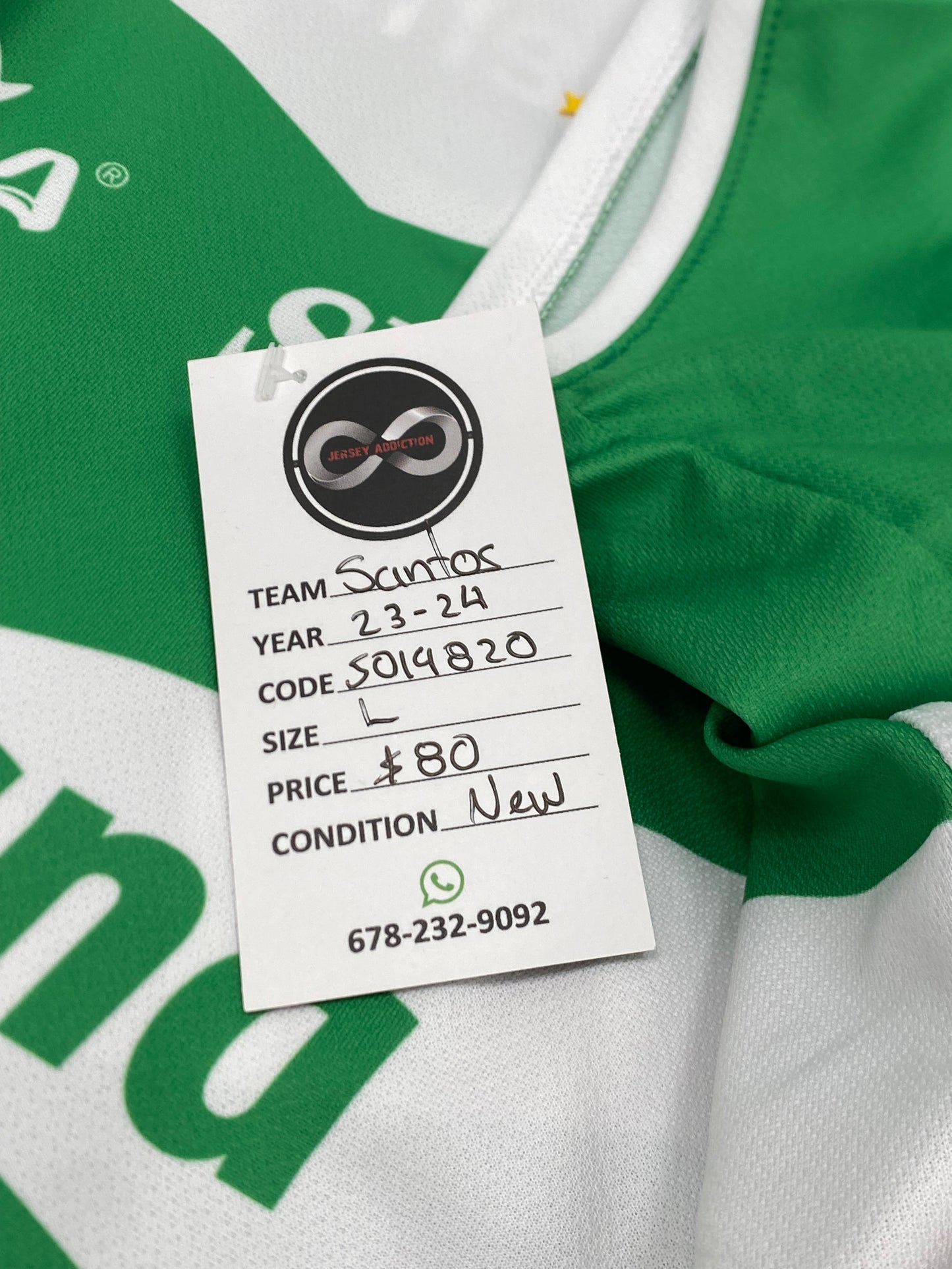 2023-24 Santos Laguna Home Jersey / Large / New