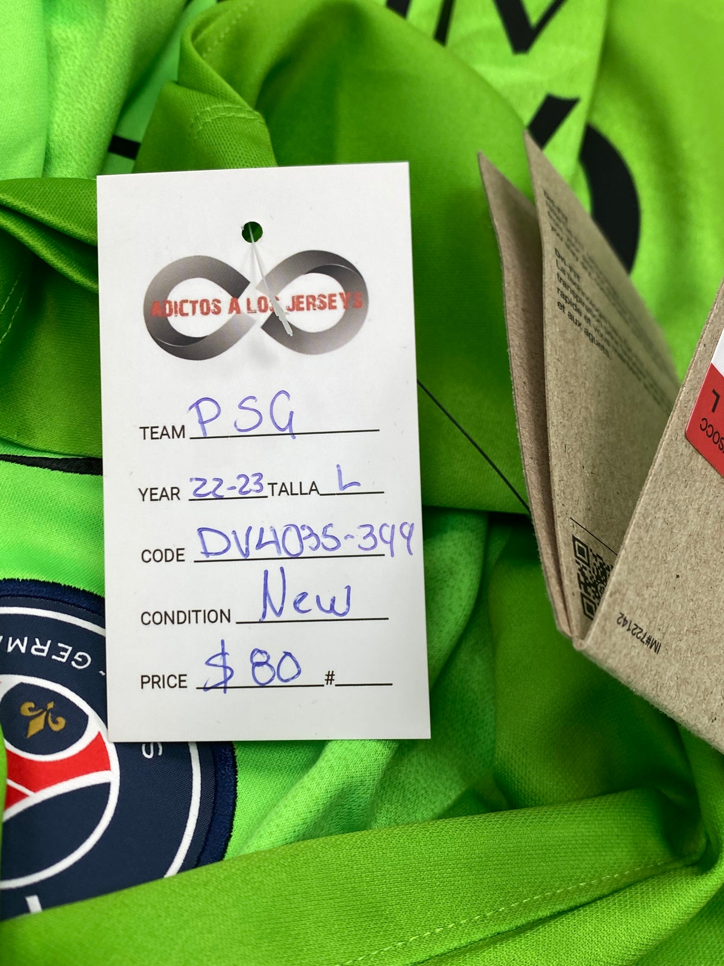 2022-23 Paris Saint-Germain Gk Jersey