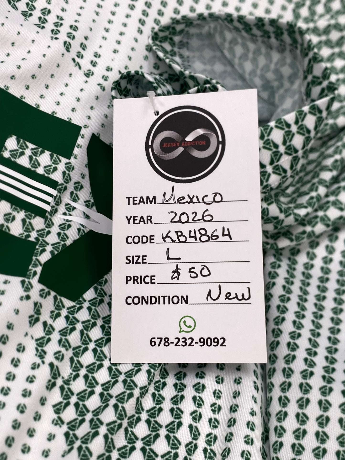 2026 Mexico Jersey / Large / New