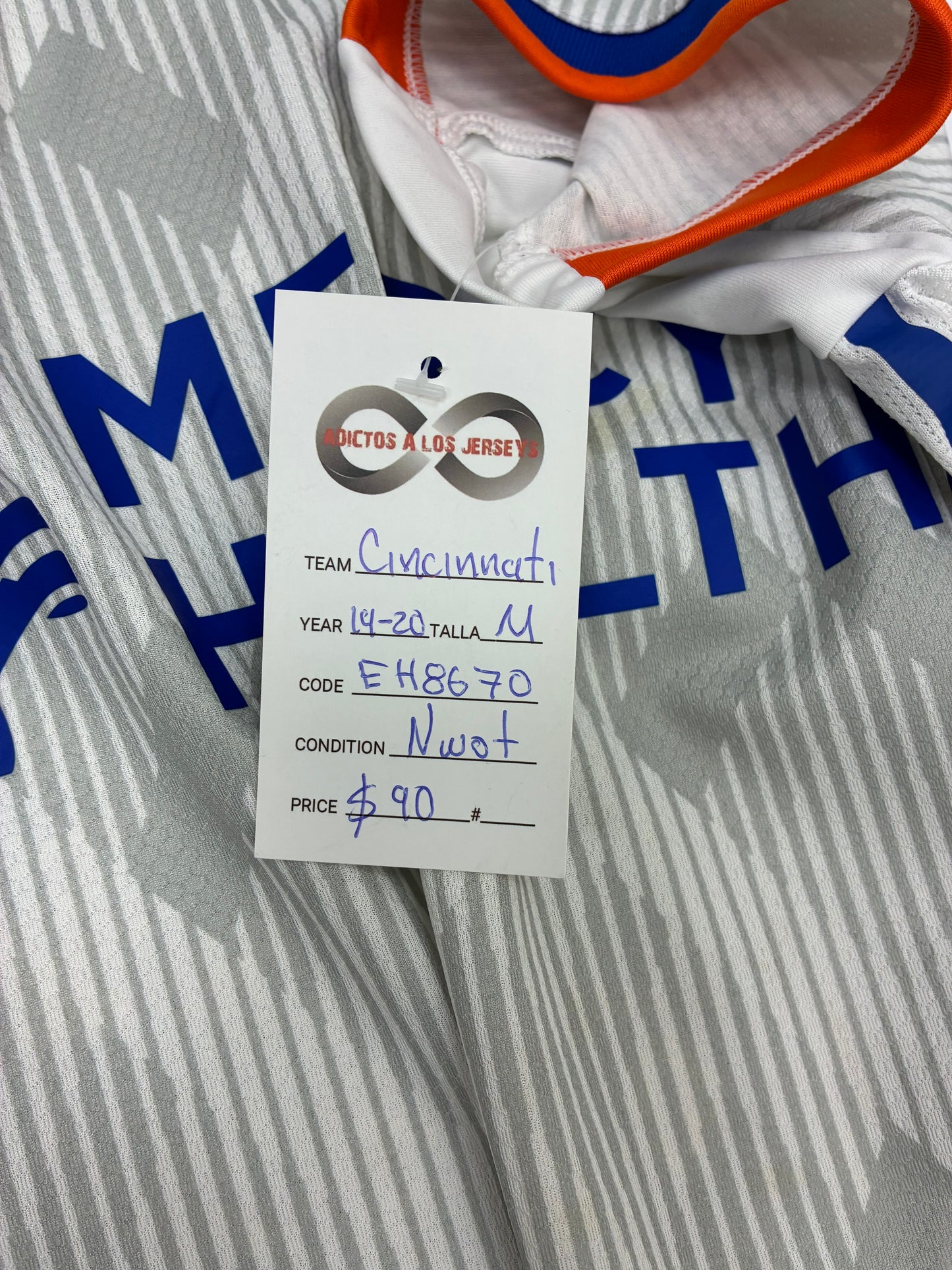 2019-22 FC Cincinnati Away Jersey / Medium / New
