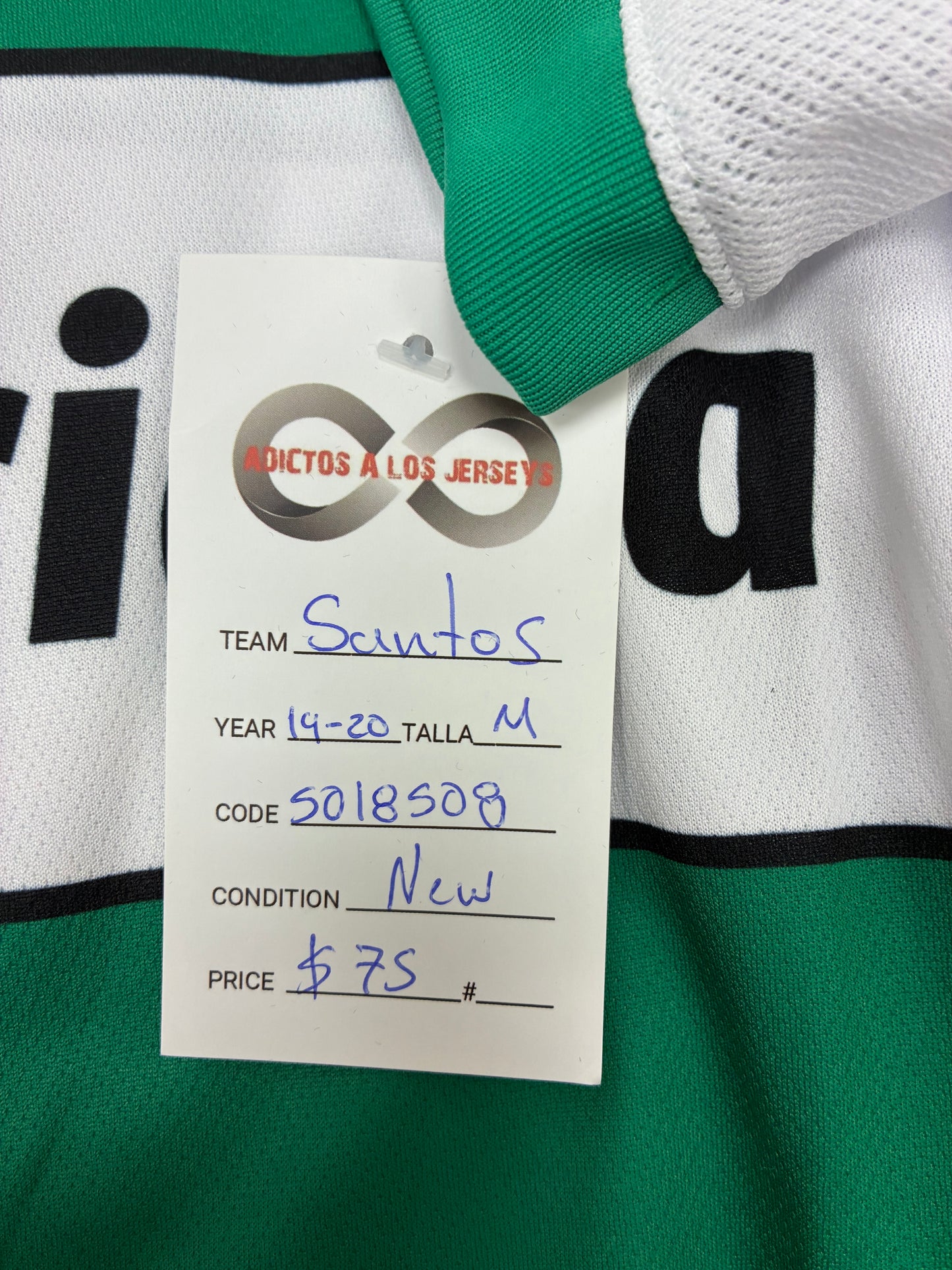 2019-20 Santos Laguna Home Jersey / Medium / New