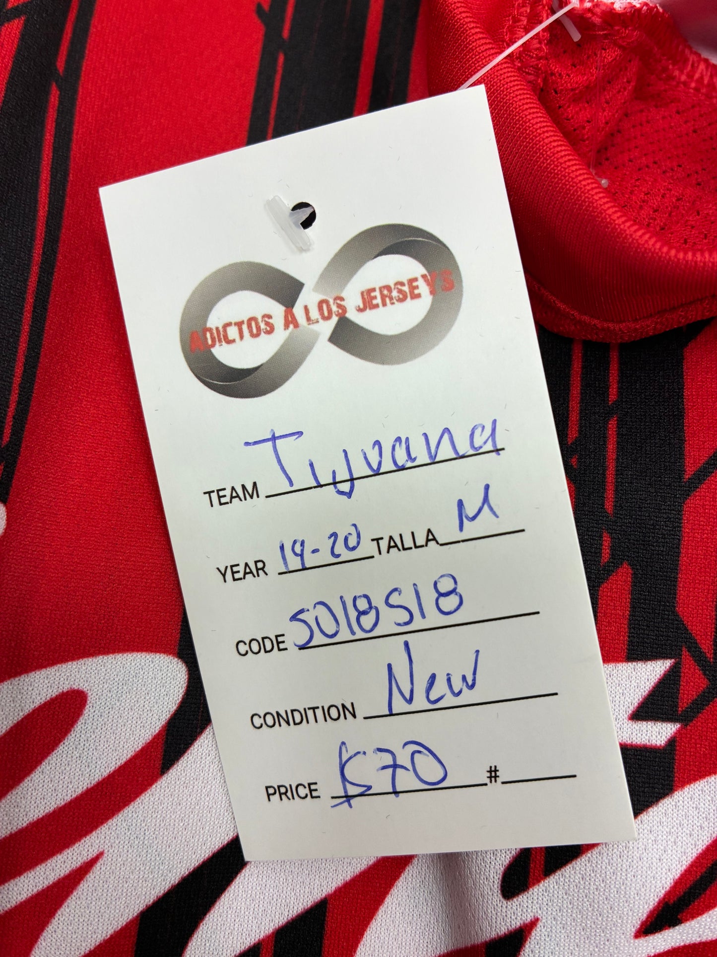 2019-20 Club Tijuana Home Jersey / Medium / New