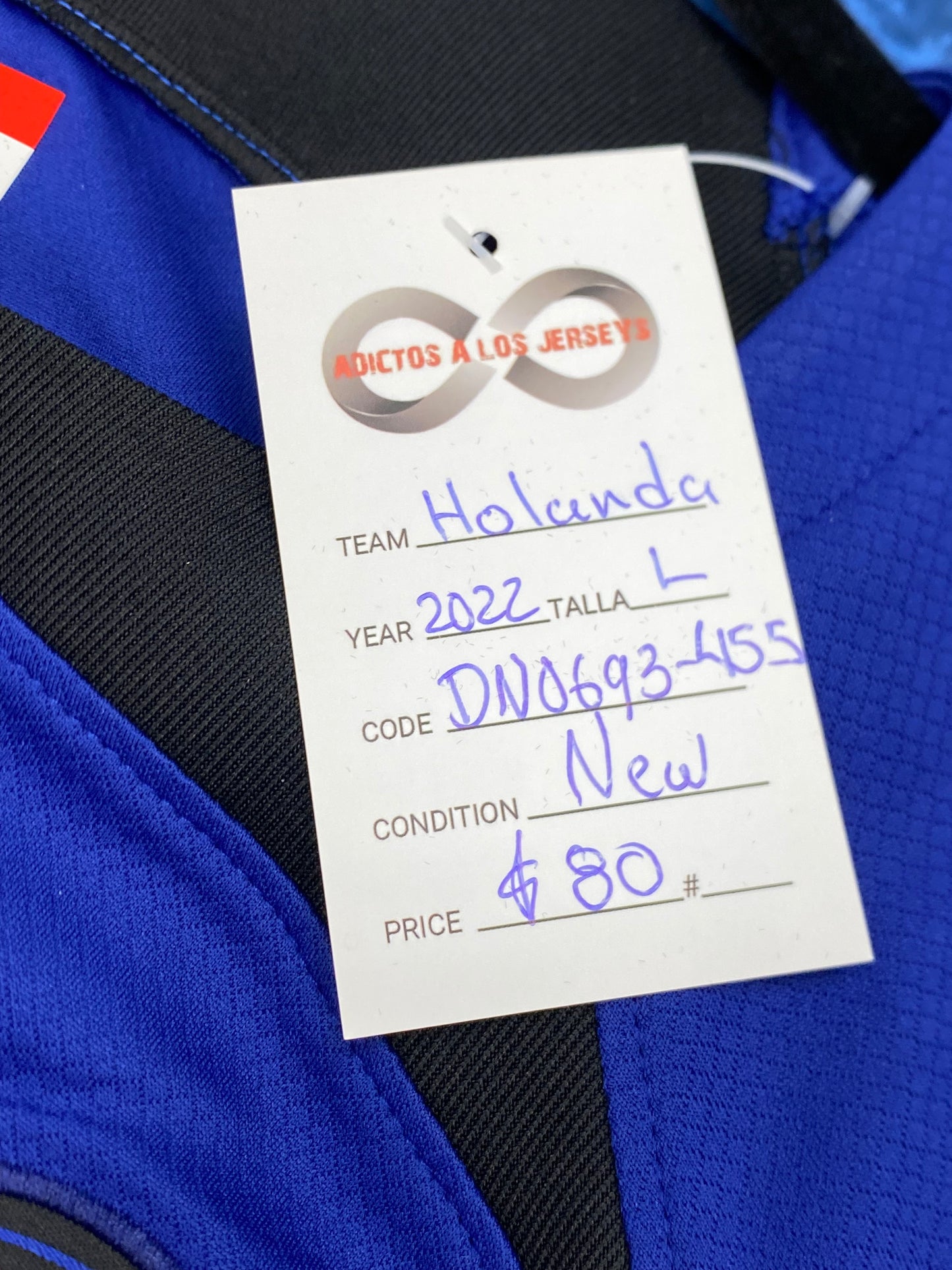 2022 Netherlands Away Jersey / Large / New