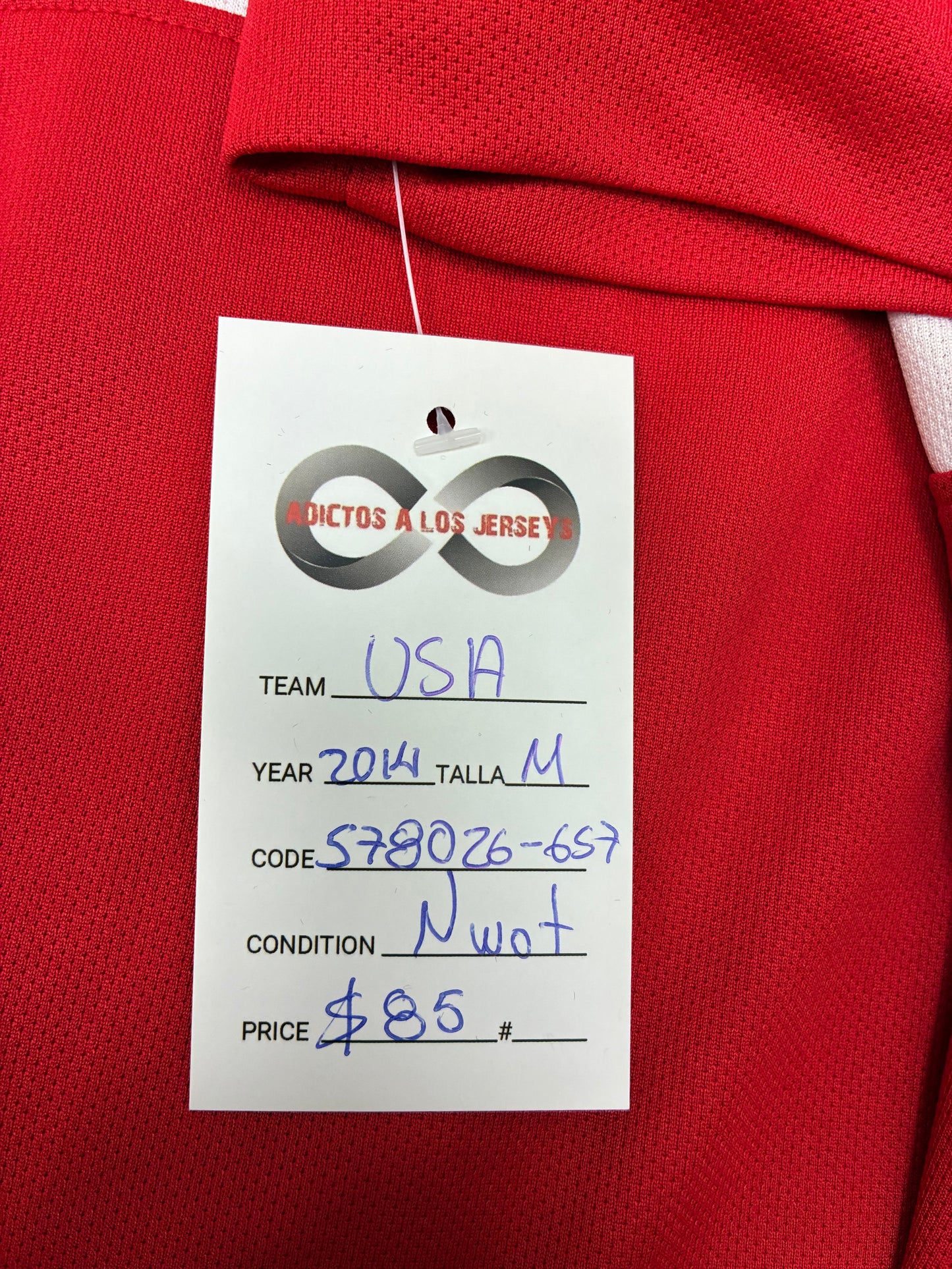 2014 USA Away Jersey / Medium / New