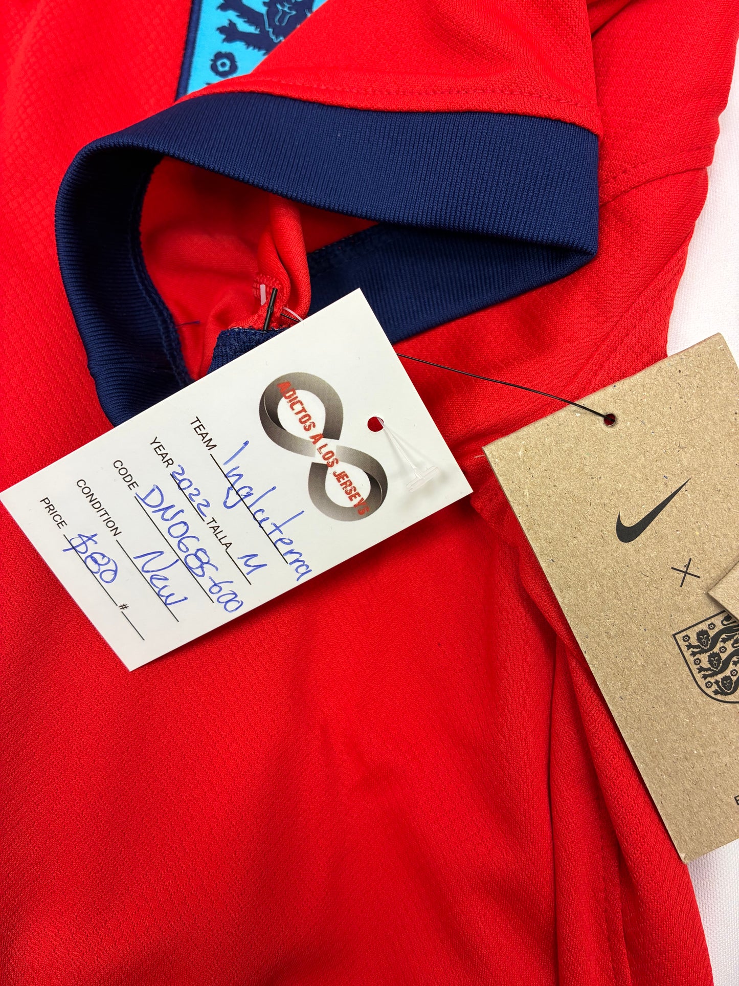 2022 England Away Jersey / Medium / New