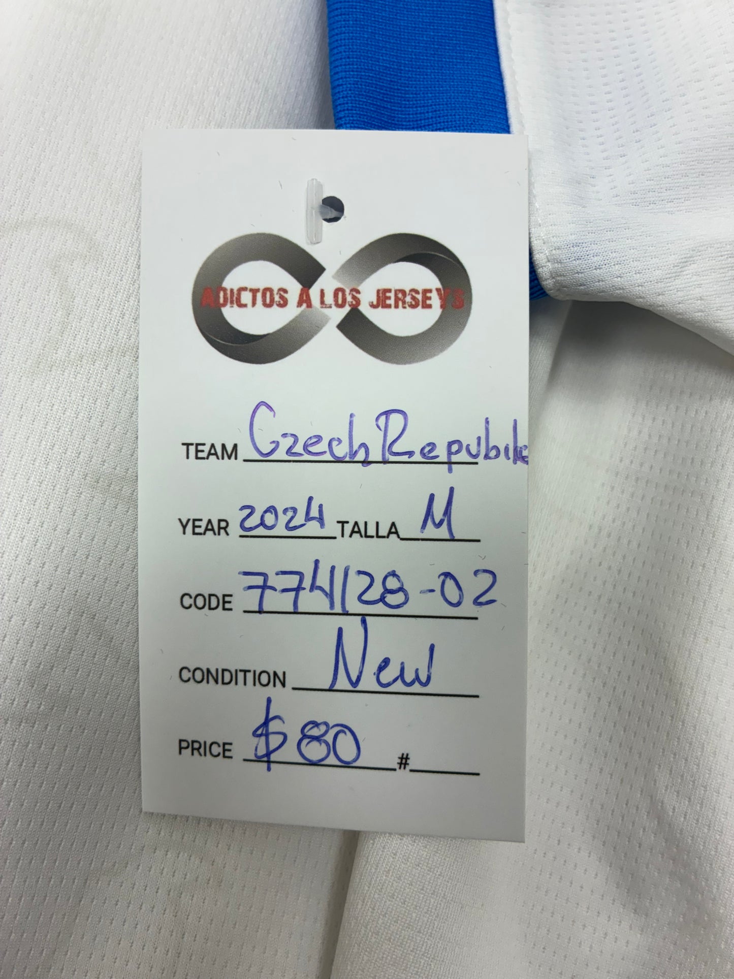 2024 Czech Republic Away Jersey / Medium / New
