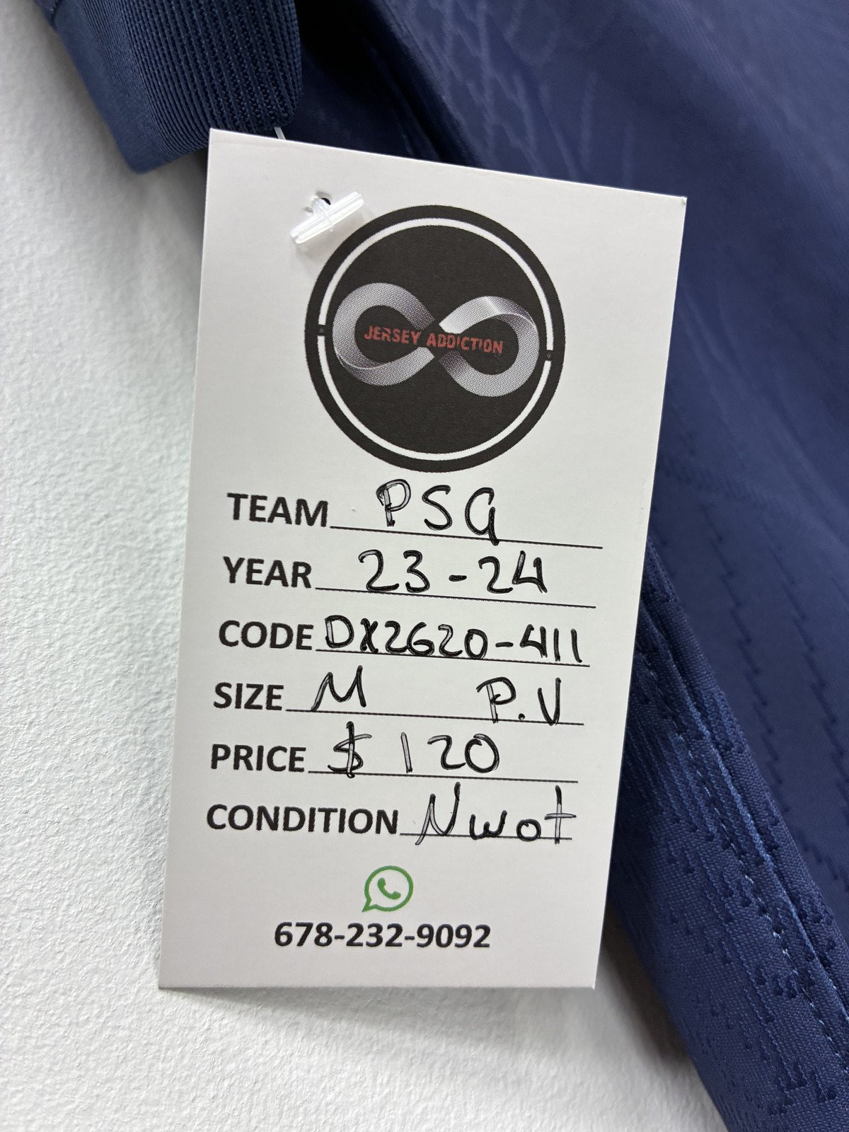 2023-24 Paris Saint-Germain Player Version Home Jersey