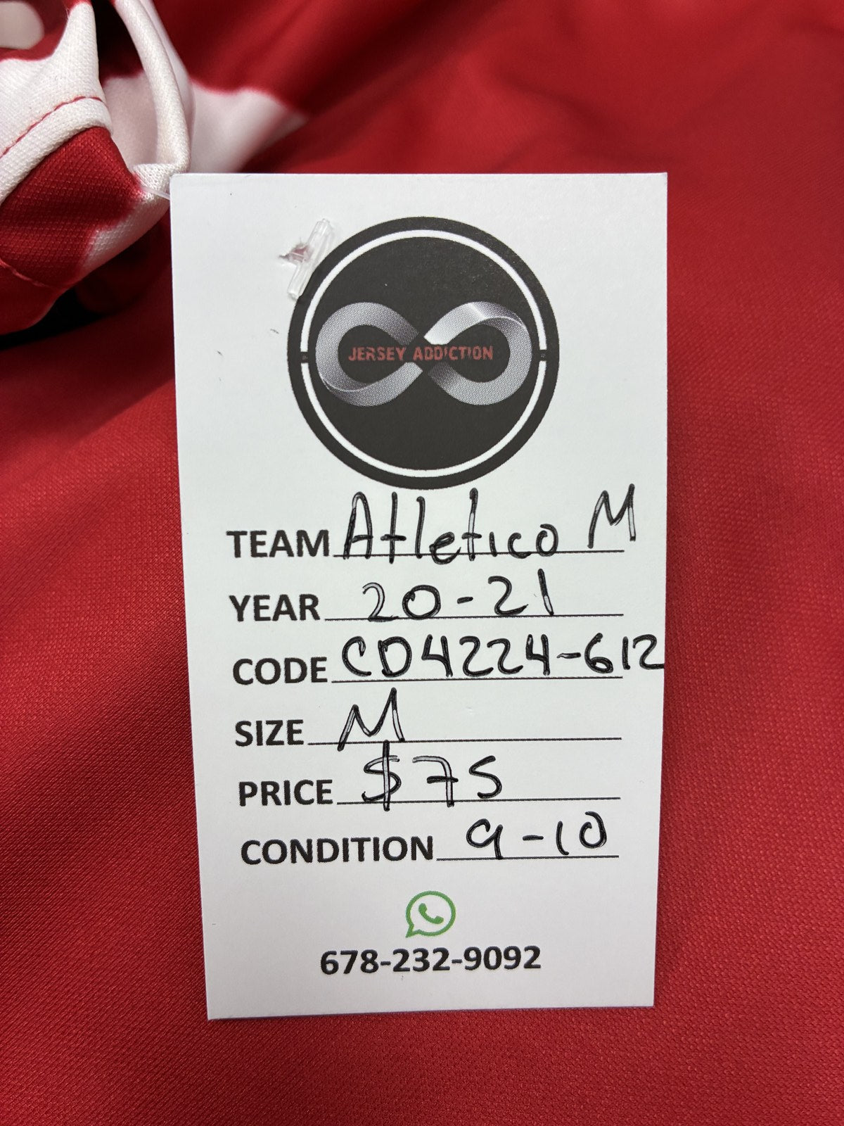 2020-21 Atlético Madrid Home Jersey