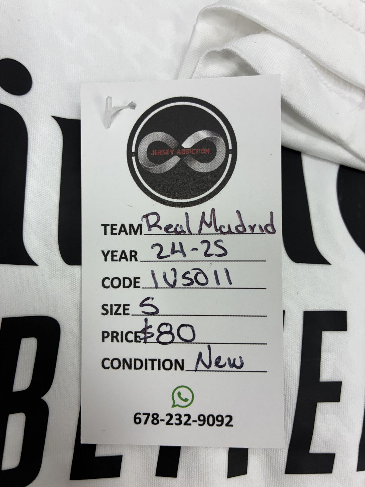 2024-25 Real Madrid Home Jersey