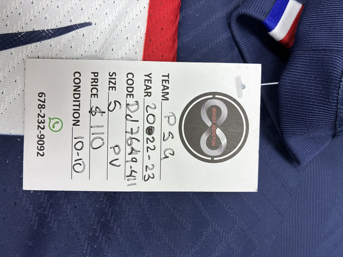 2022-23 Paris Saint-Germain Home Jersey Small