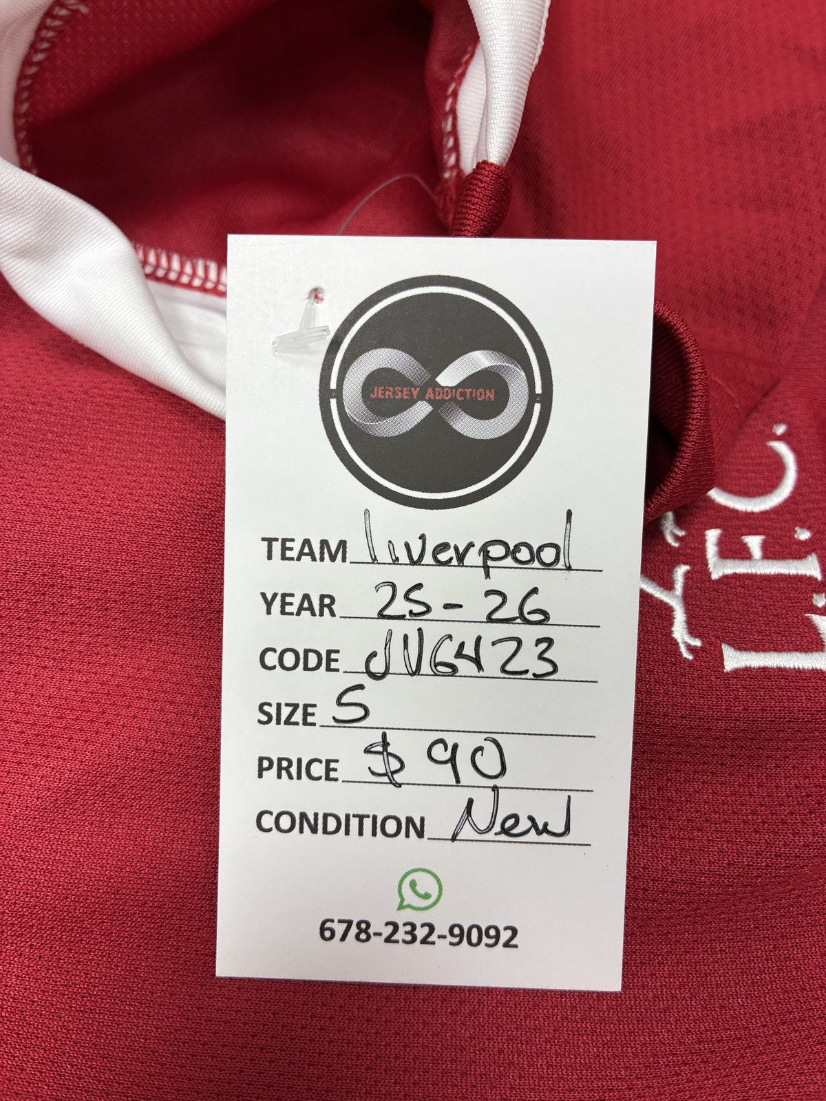 2025-26 Liverpool Home Jersey