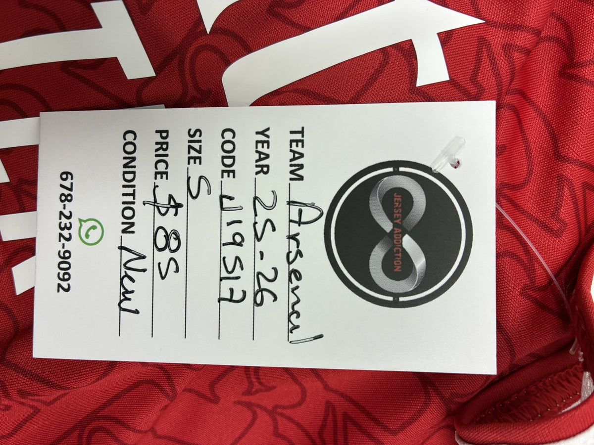 2025-26 Arsenal Home Jersey Small