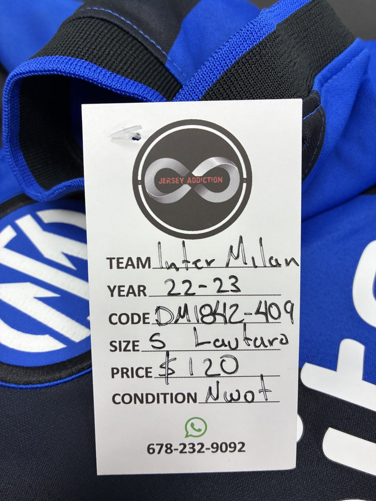 2022-23 Inter Milan Lautaro Martínez 10 Home Jersey