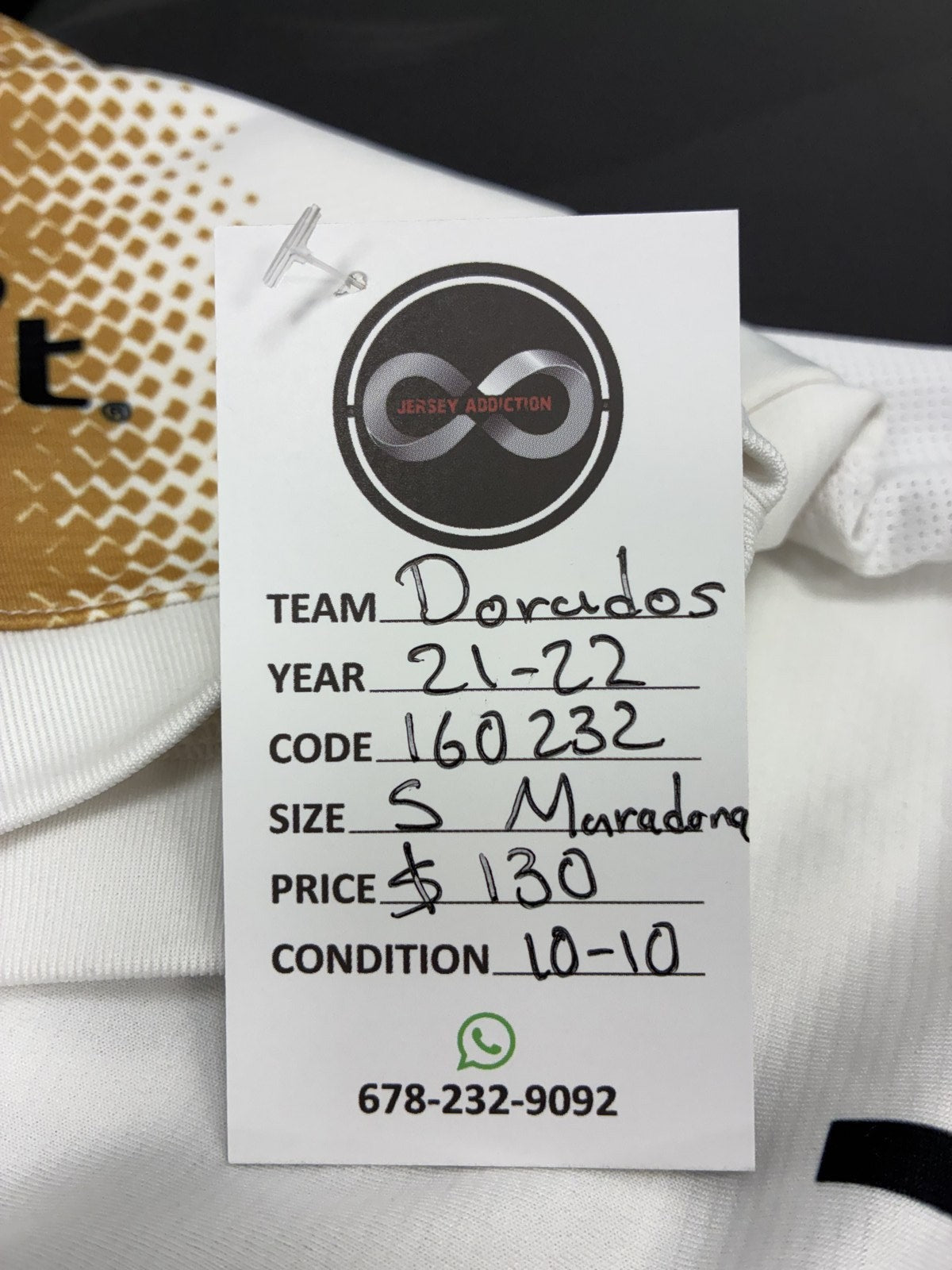 2021-22 Dorados de Sinaloa Diego Maradona 10 Home Jersey