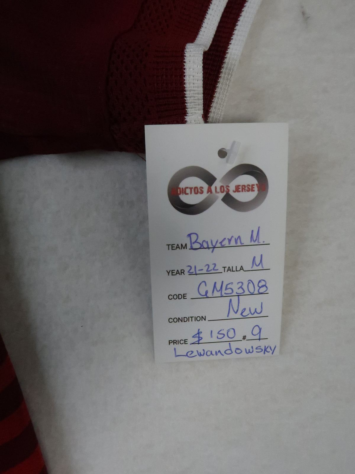 Jersey tag