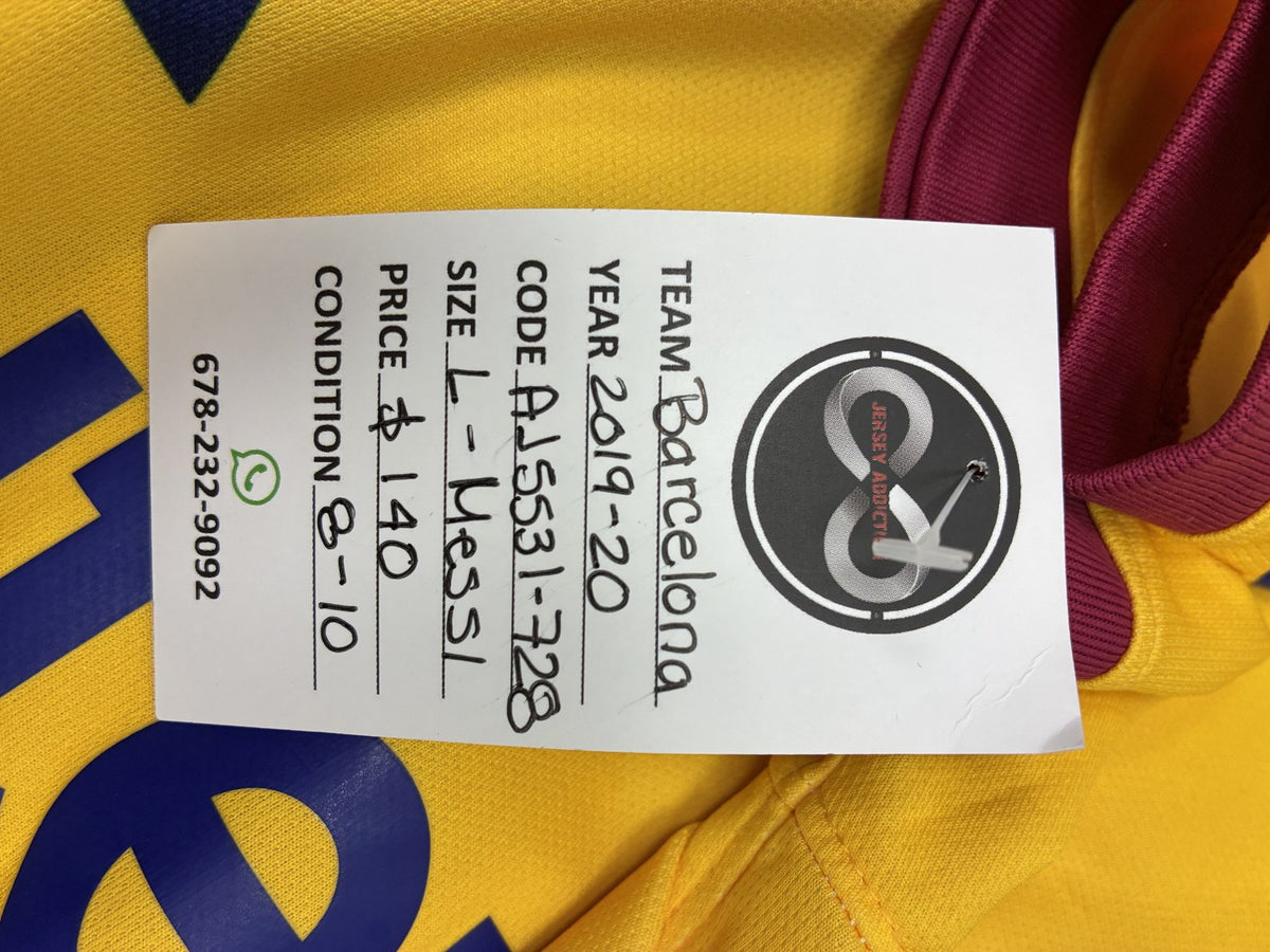 2019-20 Barcelona Away Jersey Large