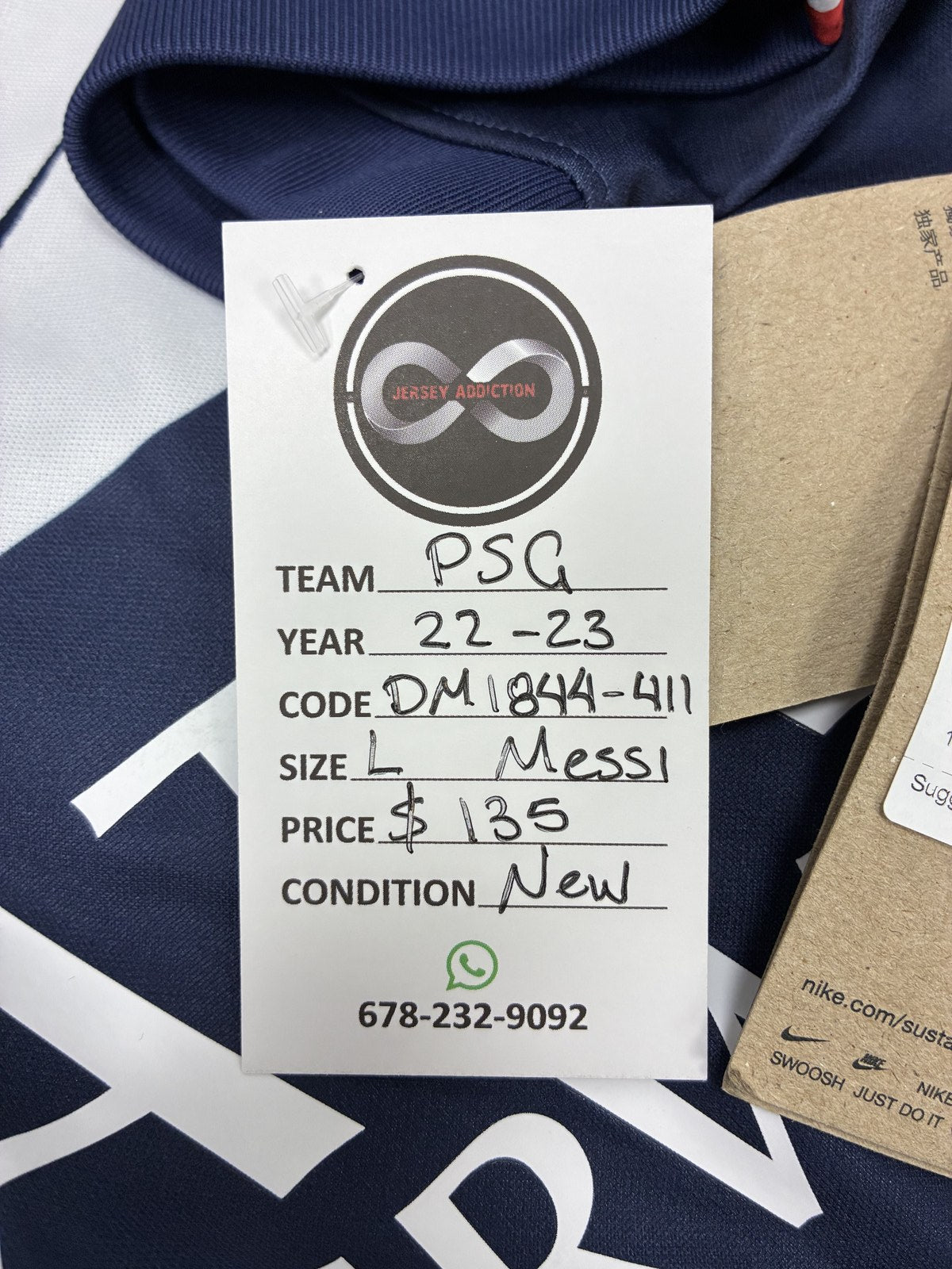 2022-23 Paris Saint-Germain Lionel Messi 30 Home Jersey
