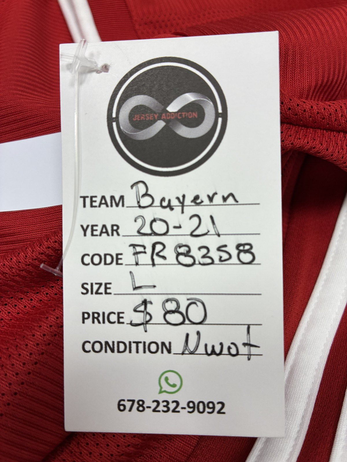 2020-21 Bayern München Home Jersey