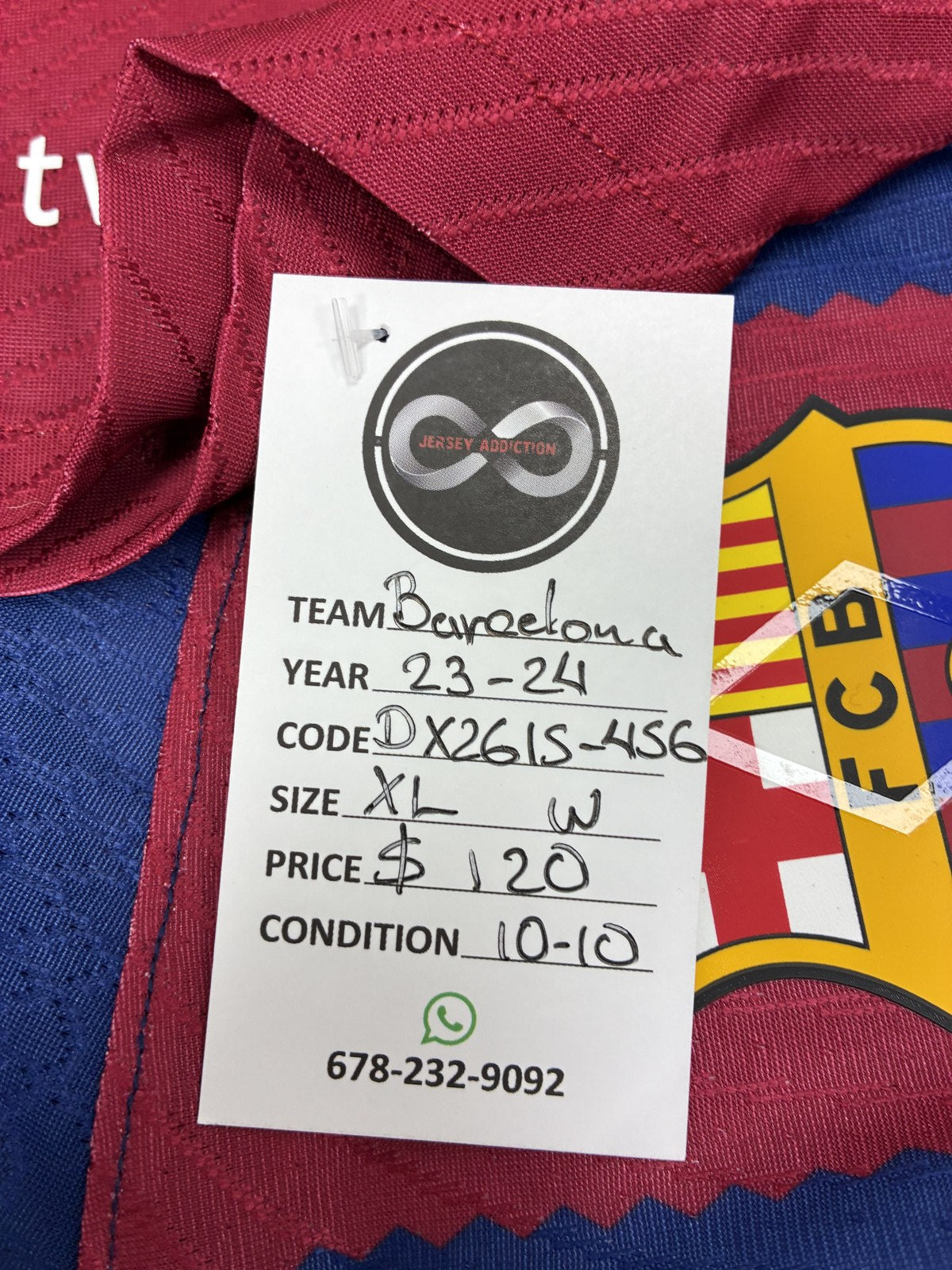 2023-24 FC Barcelona Pedri 8 Home Jersey