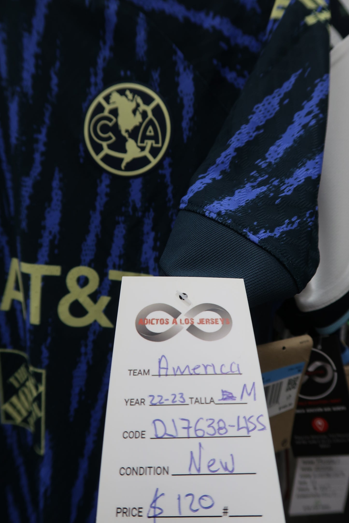 2022-23 Club América Third Jersey (Authentic) / M / 10-10