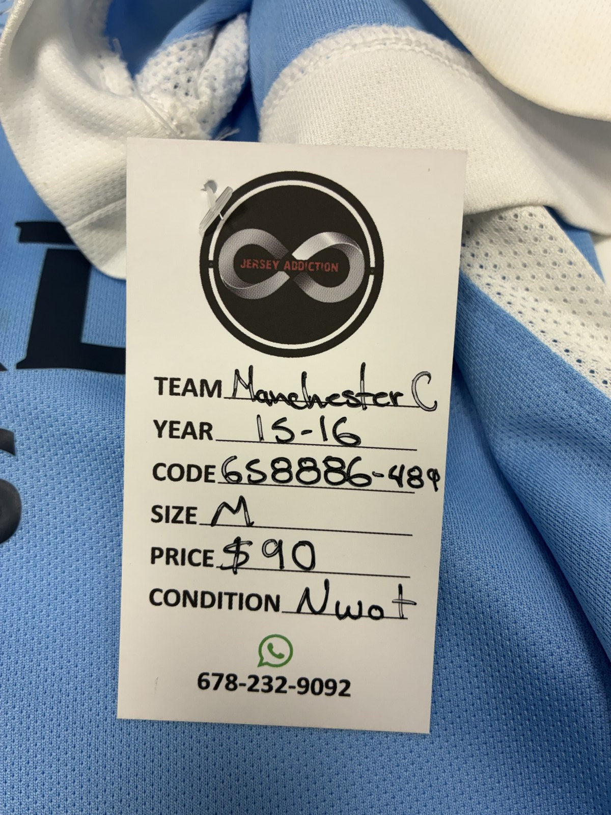2015-16 Manchester City Home Jersey