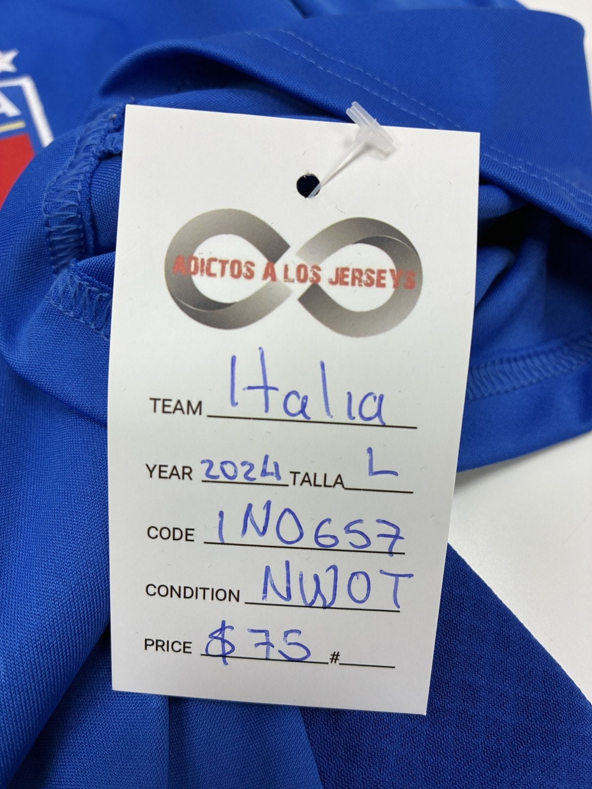 2024 Italy Home Jersey
