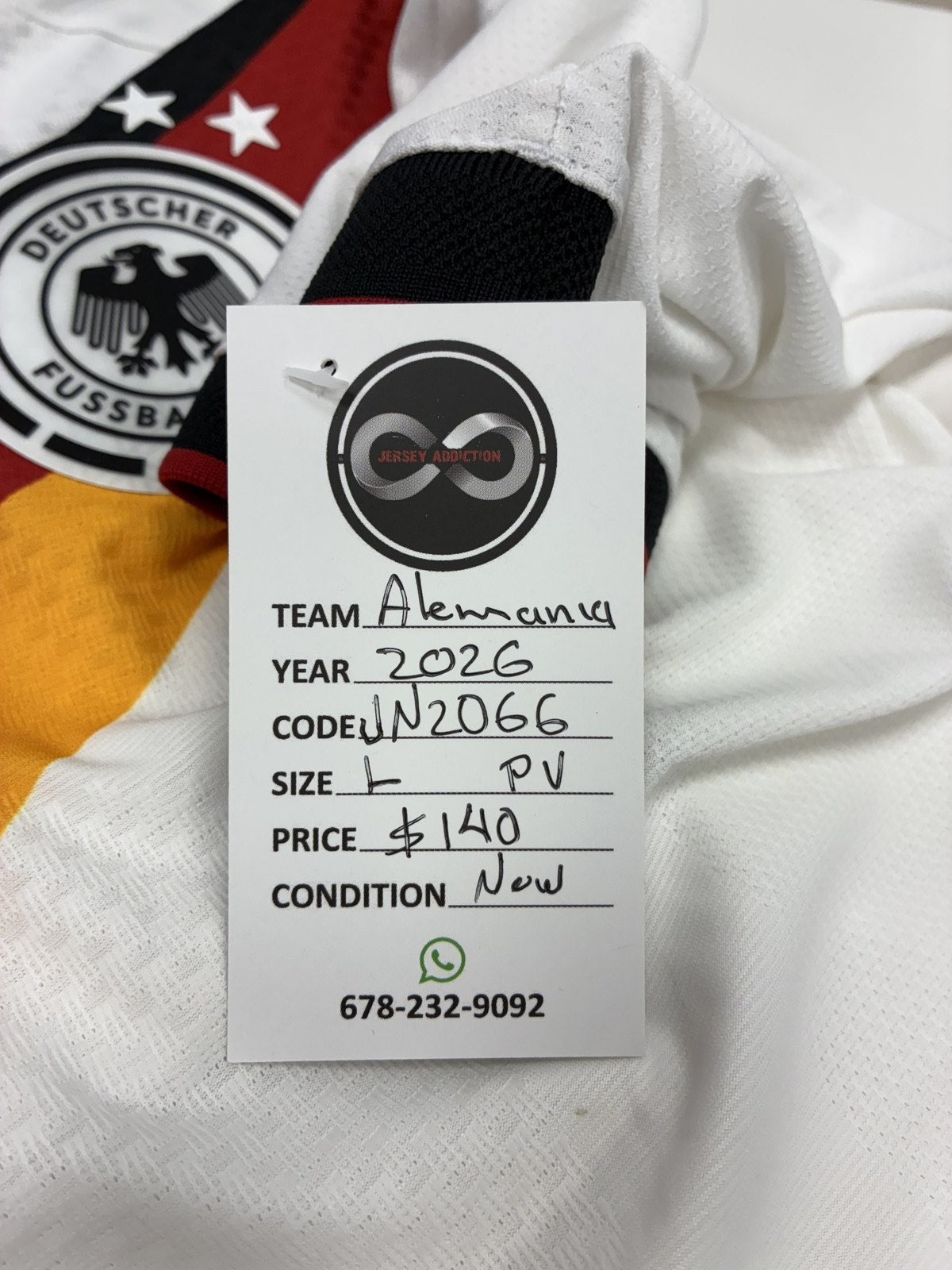 2026 Germany Player Version Home Jersey