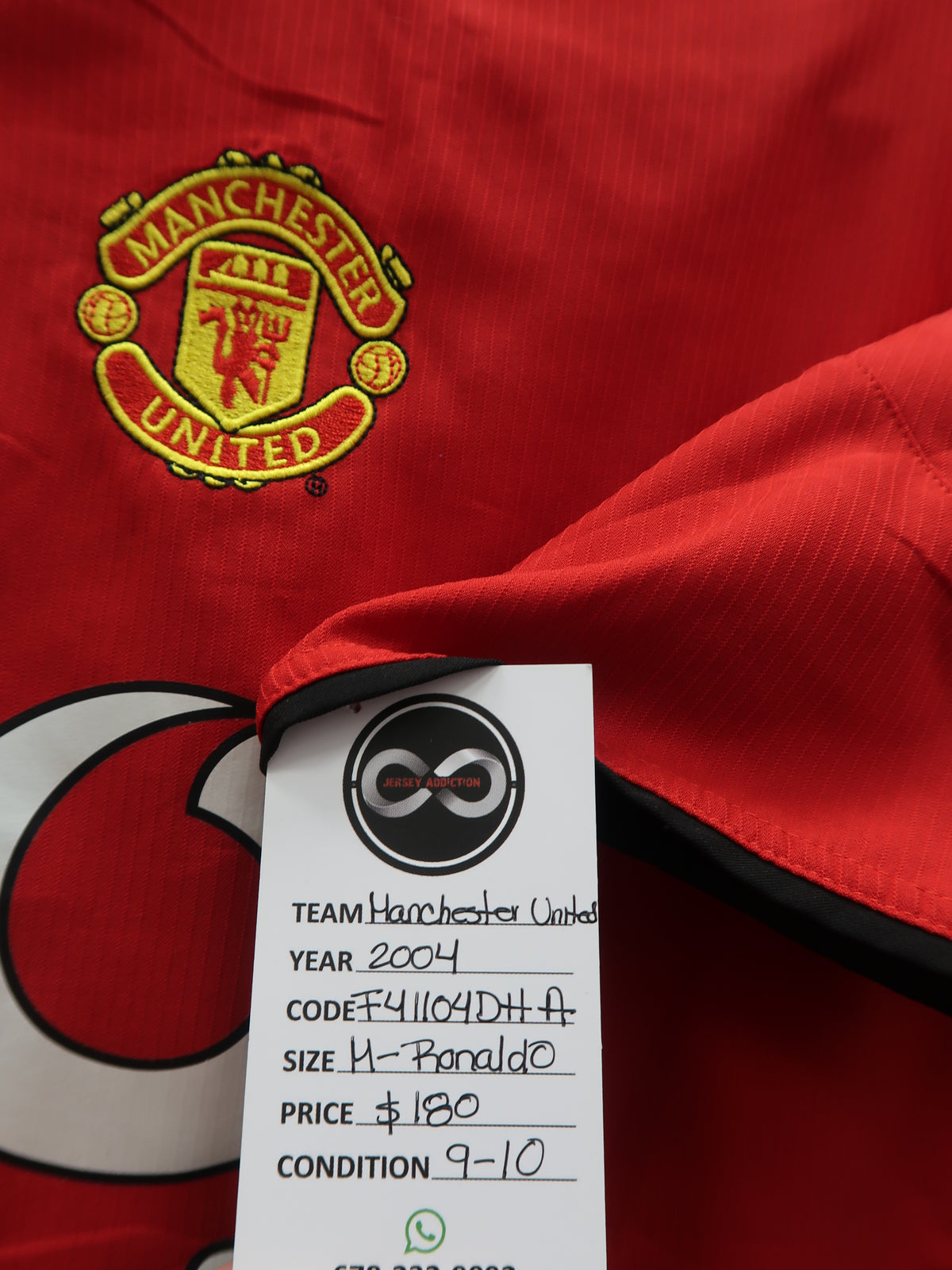 2004-05 Manchester United Ronaldo 7 Home Jersey