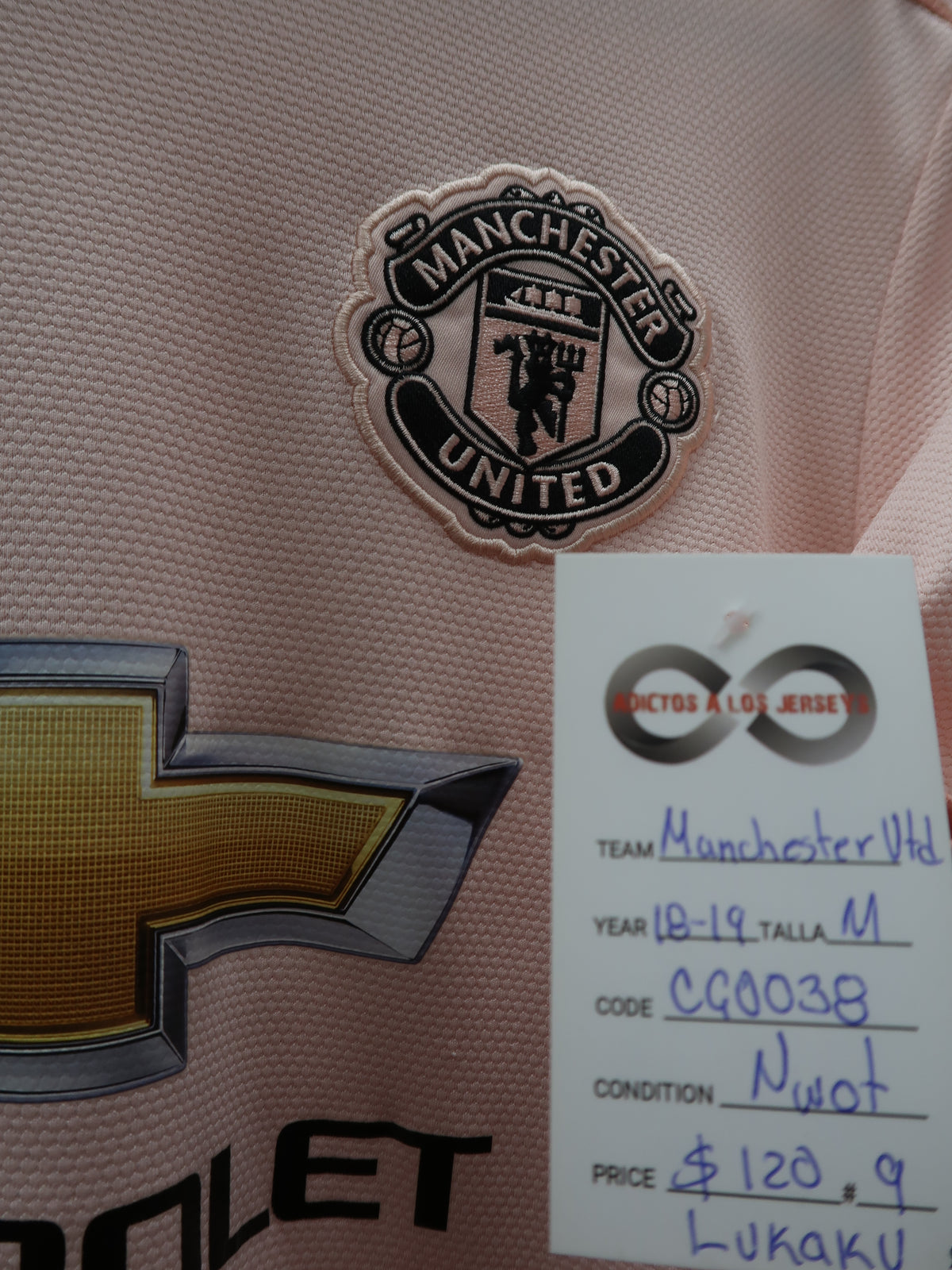 2018-19 Manchester United Lukaku 9 Away Jersey