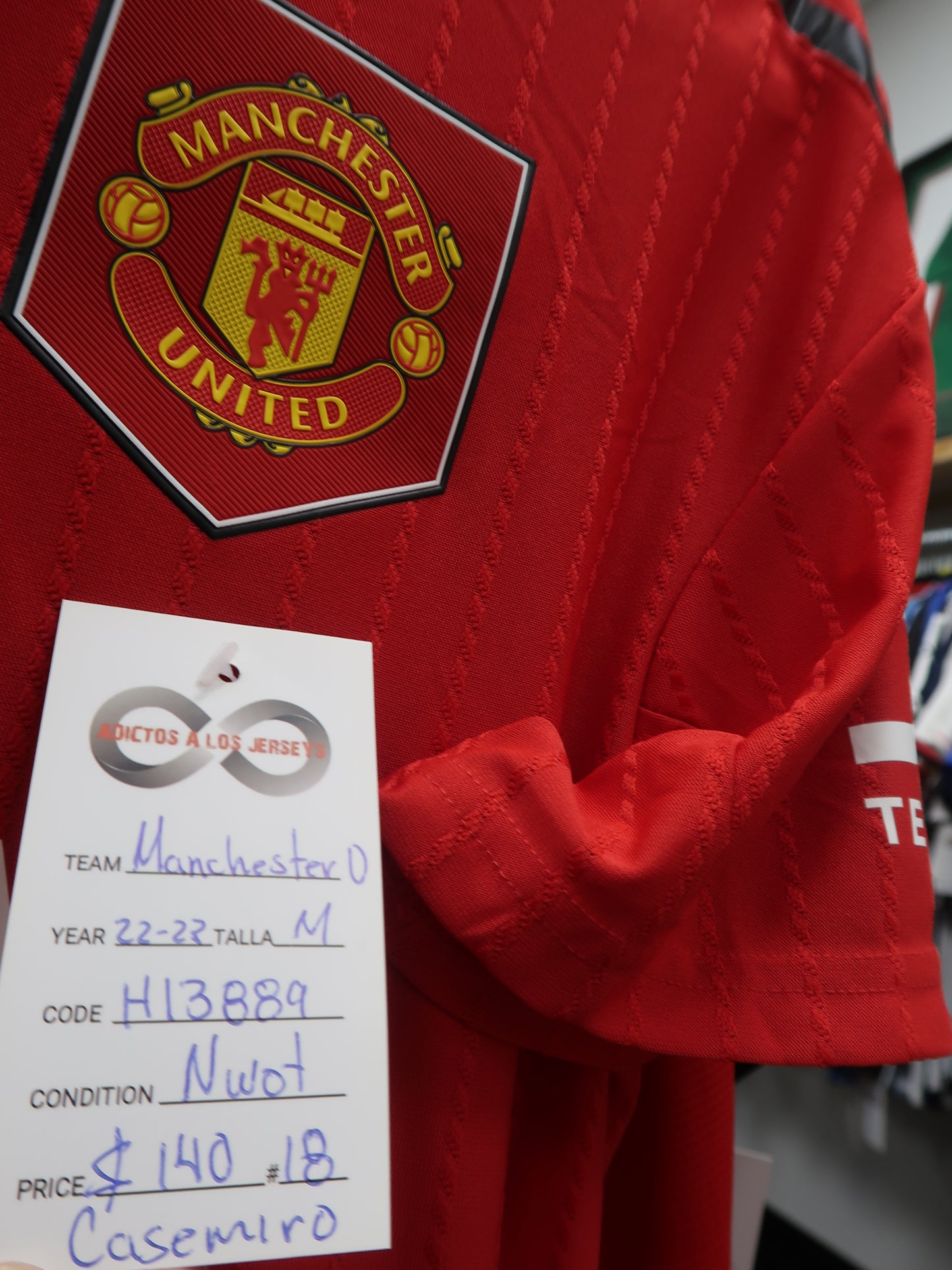 2022-23 Manchester United Casemiro 18 Home Jersey